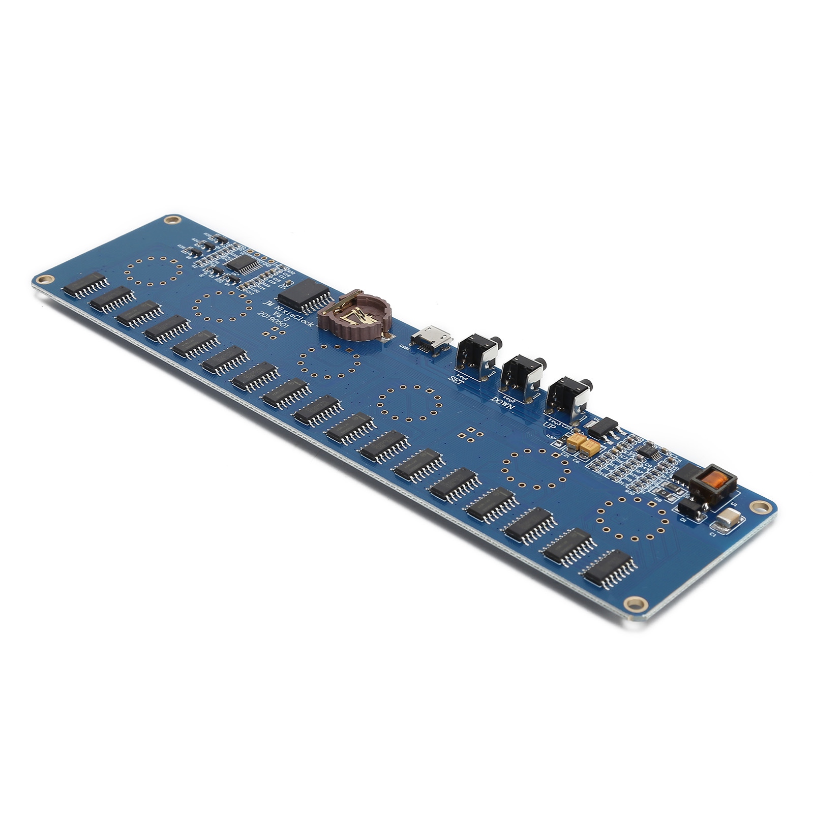 Stm8s005 Dc-steuerungs-leiterplatte Led-uhr Geschenk In14 Digitalröhre Pcba Rgb-chip Usb Mit Acrylgehäuse