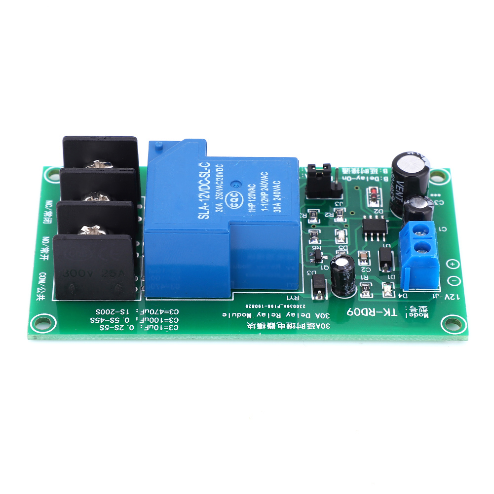 Hochpräzises No/nc-zeitverzögerungsrelaismodul, 200 S, 12 V Dc-stromversorgung