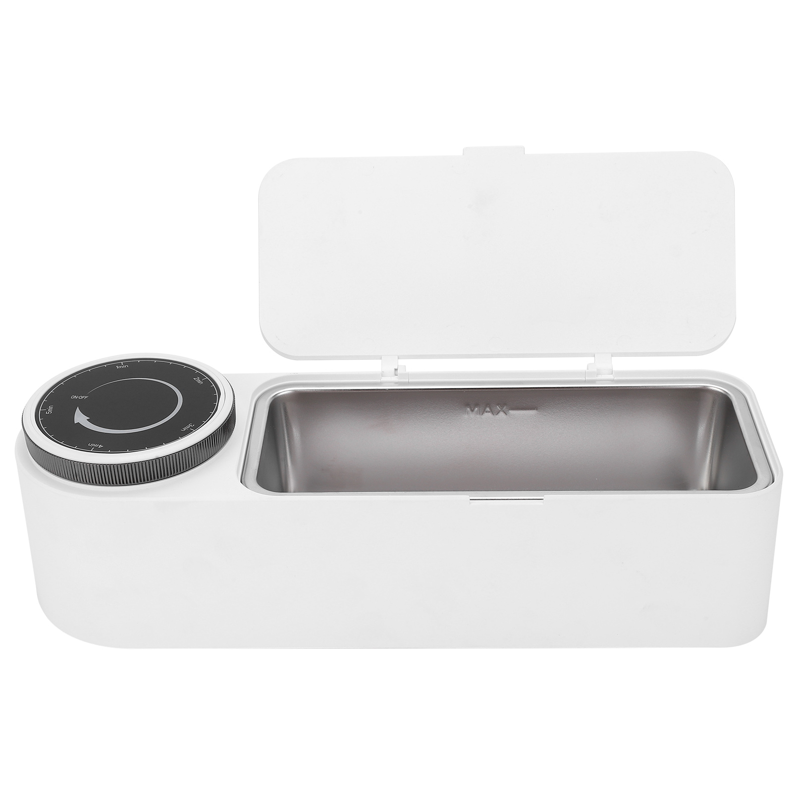 Mini-hochfrequenz-ultraschallreiniger, 650 Ml, Ultraschalltank, Badreinigungsgerät Mk188 Weiß, Eu-stecker, 220–240 V Wechselstrom