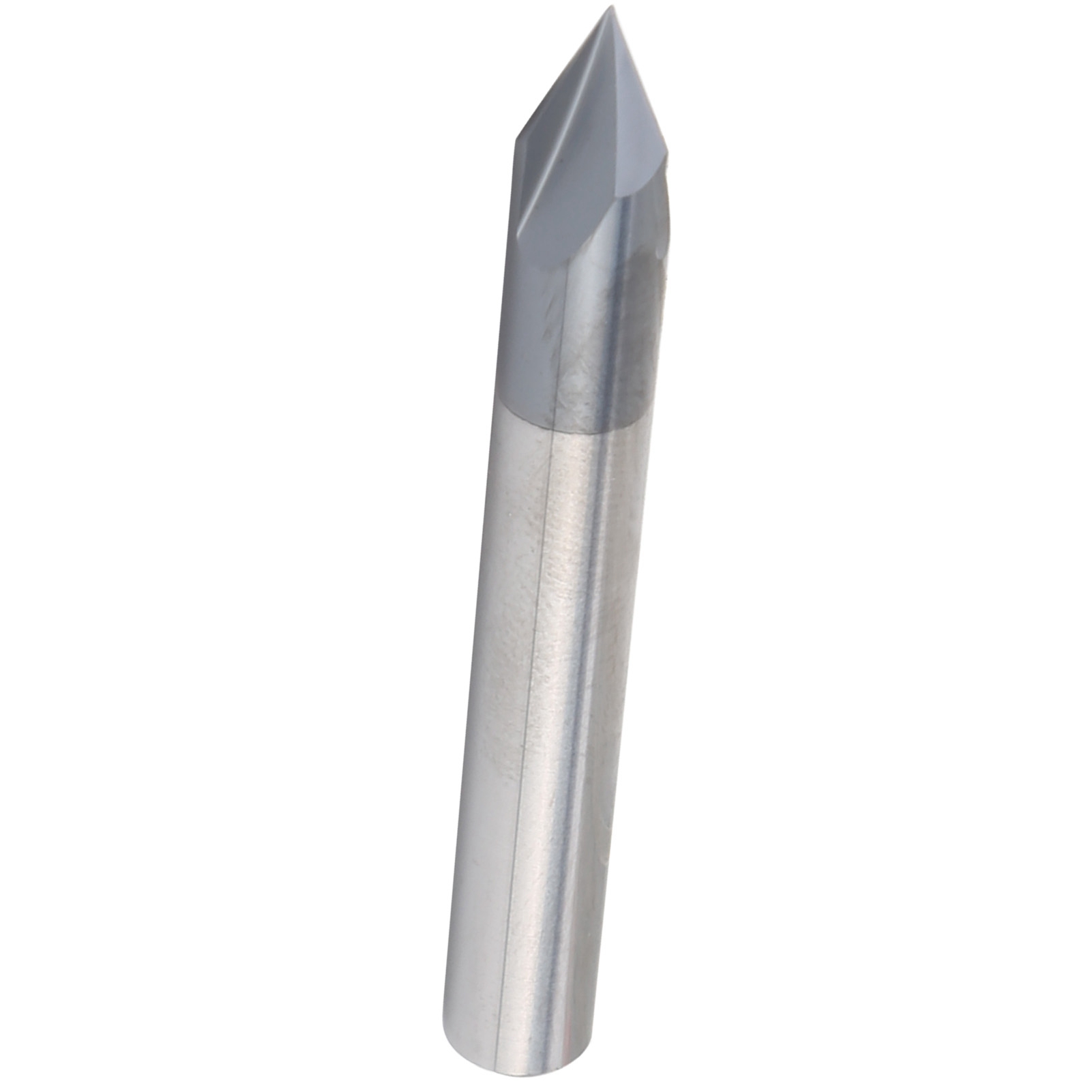 Dreischneidiger 60°-fasenfräser Aus Wolframstahl Für Cnc-fräsen Und Polieren, Durchmesser 6 X 60° X 50 Mm