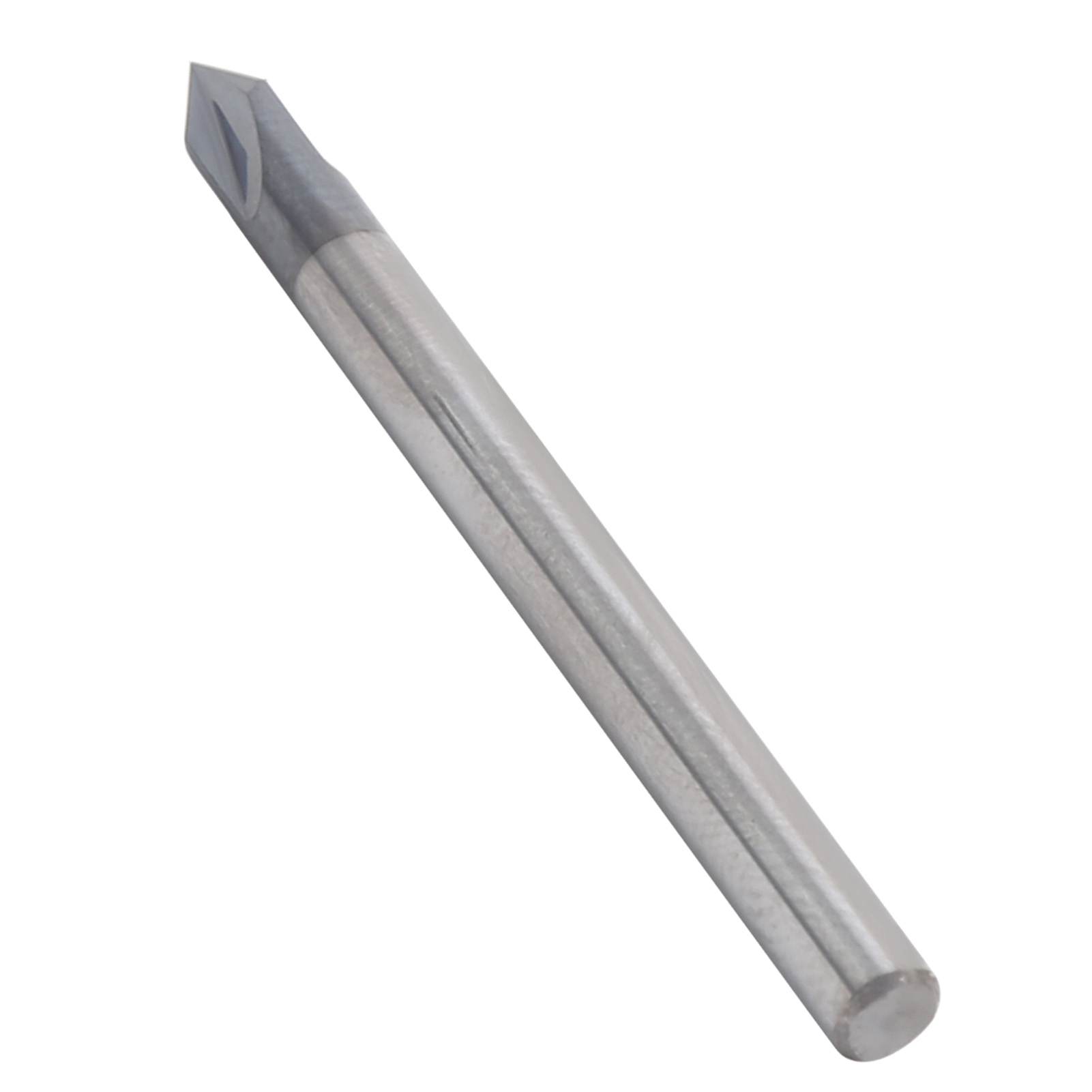 Dreischneidiger 60°-fasenfräser Aus Wolframstahl Für Cnc-fräsen Und Polieren, Durchmesser 4 X 60° X 50 Mm