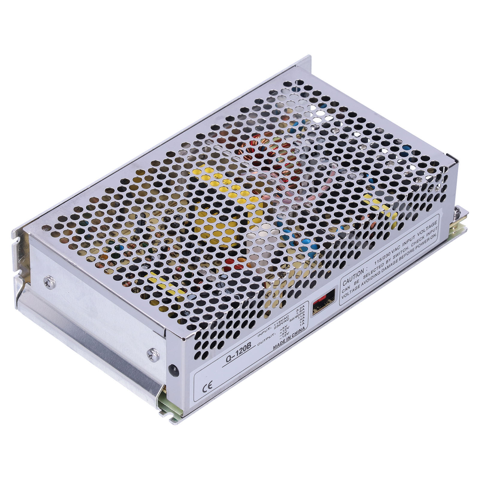 Berm Schaltnetzteil, 115/230 V Ac Eingang, 5 V/11 A, 12 V/4 A, -5 V/1 A, -12 V/1 A Dc Ausgang, 120 W, Q-120b