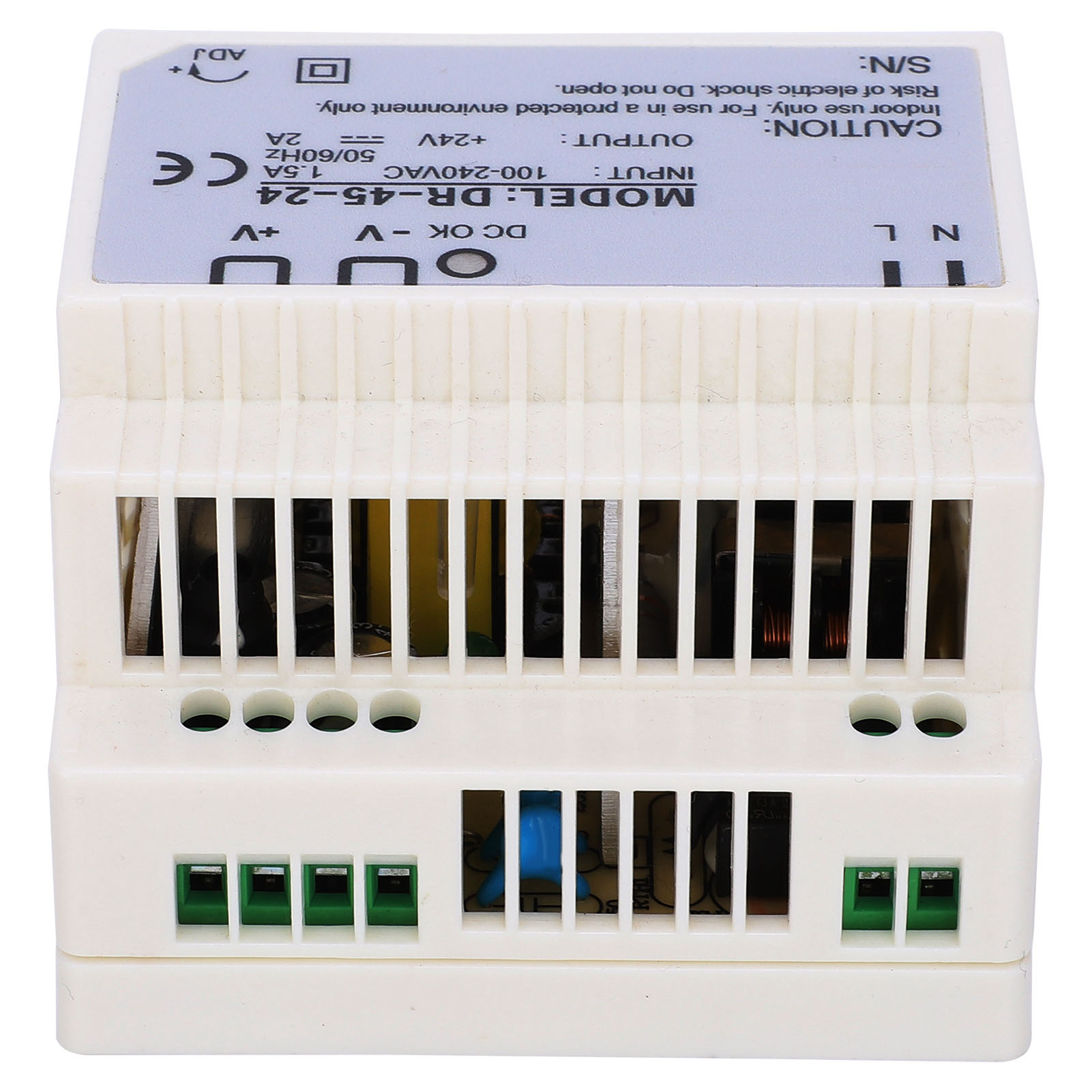 Berm 45w 24v Schaltnetzteil, Ein Ausgang, Din-schienenspannung 100-240v Ac Dr-45-24