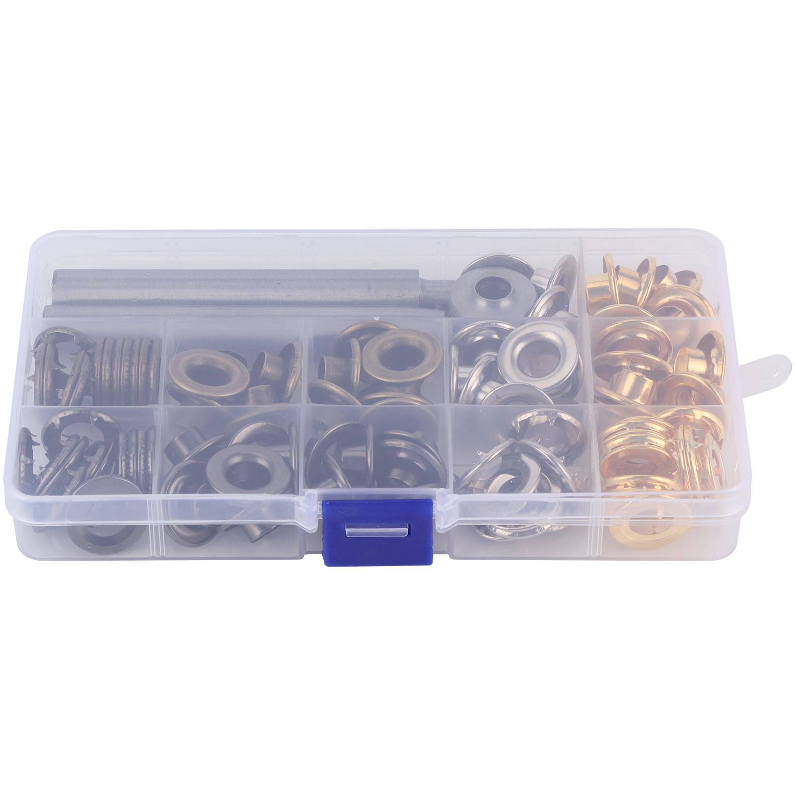 Ösenwerkzeug-set In 4 Farben, 5 Zinken, Mit Handwerkzeug, Zur Kleiderverzierung, 9,5 Mm