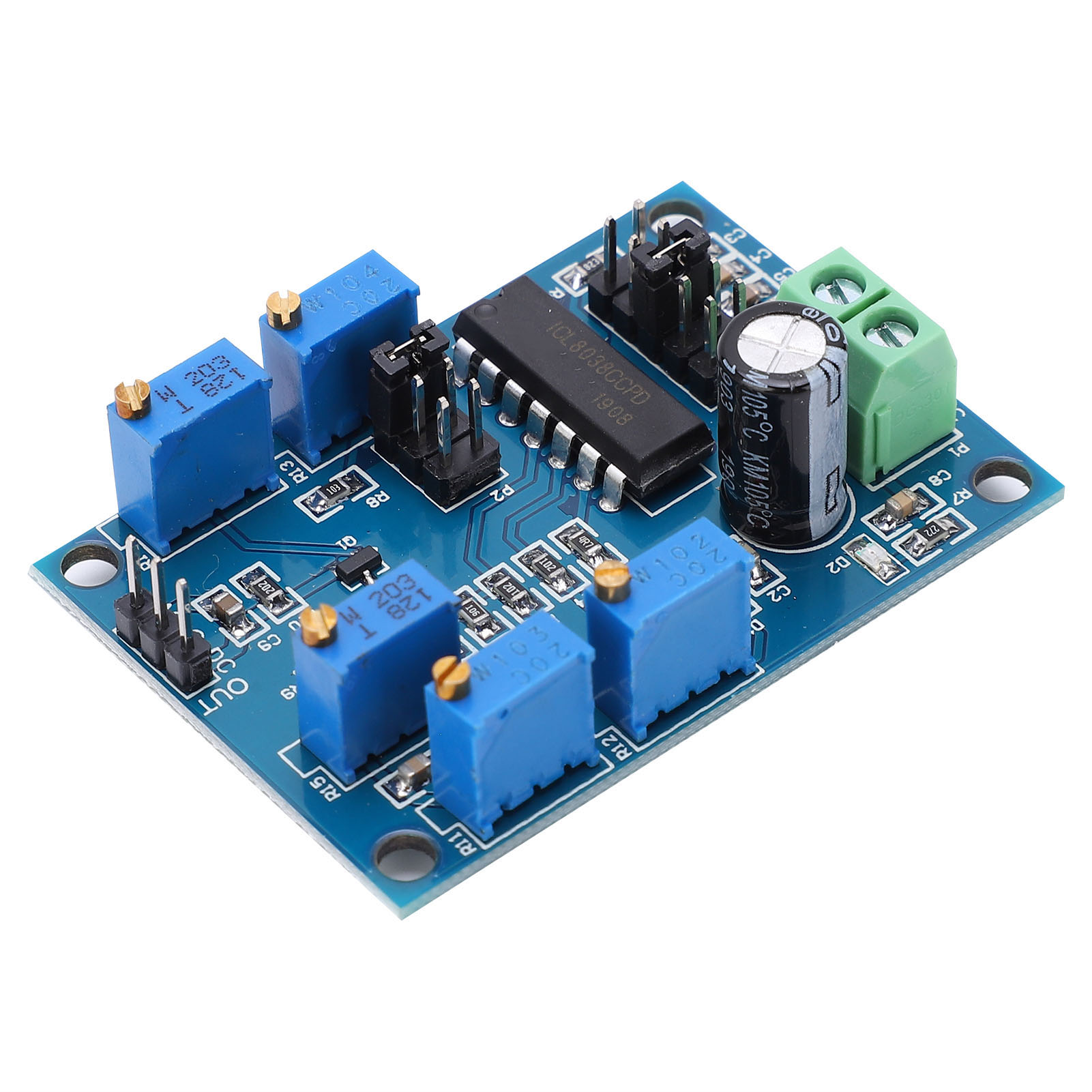Pcb-signalmodul Mittel- Und Niederfrequenzquelle Sinuswelle Rechteck Dreieckwelle Icl8038