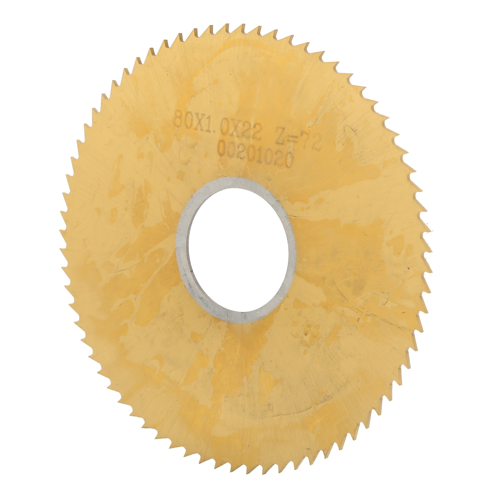 Kreistrennscheibe Mit Feinen Zähnen Aus Titanbeschichtetem Schnellarbeitsstahl, 80 X 1 Mm