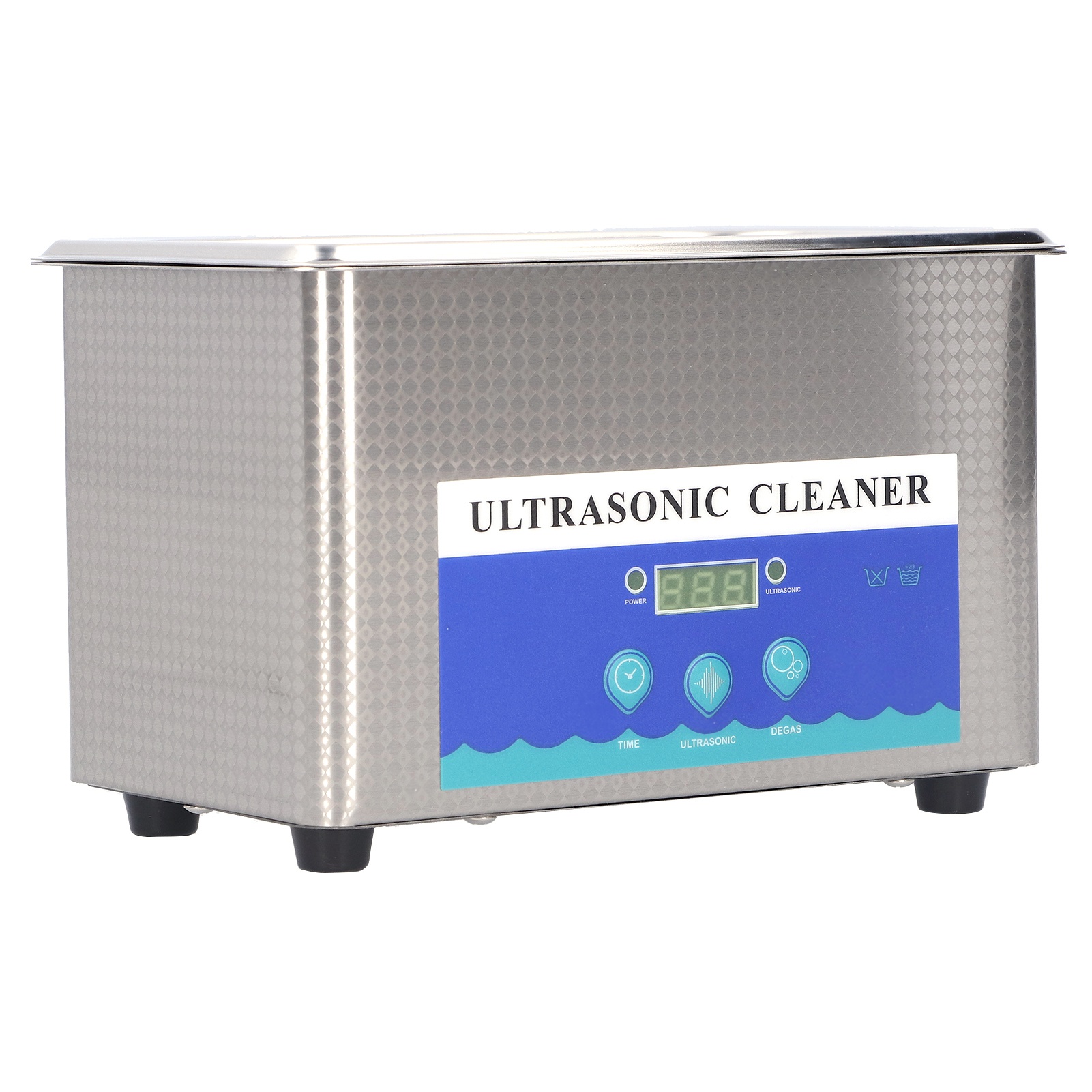 Ultraschall-reinigungsgerät Aus Edelstahl Mit Timer, Modell Dk-009b, 0,9 L, 55 W, 220 V Wechselstrom, Eu-stecker