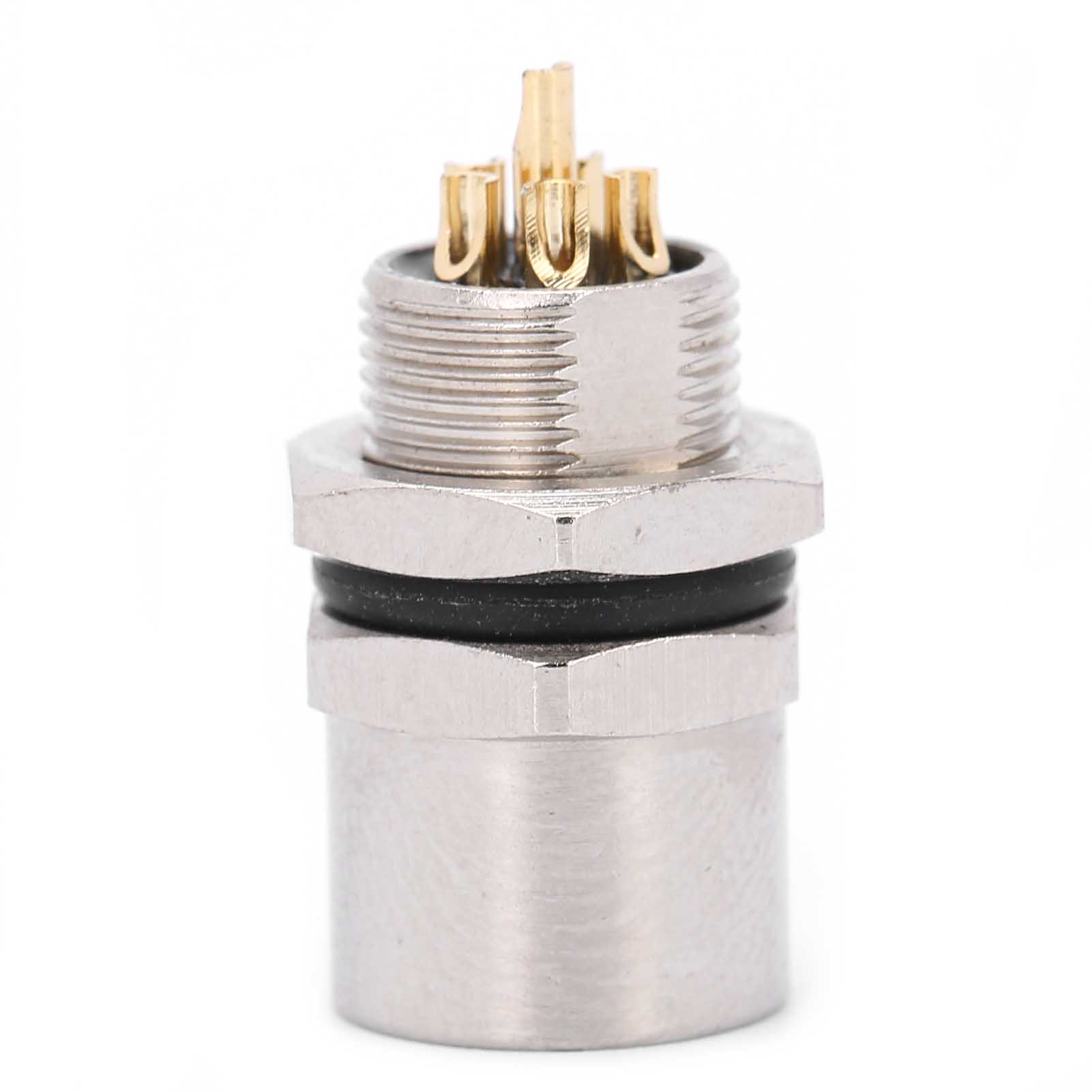 6-poliger M8-b-s6-stecker, Ip67 Wasserdicht, Frontplattenmontage, Epoxidharzversiegelung