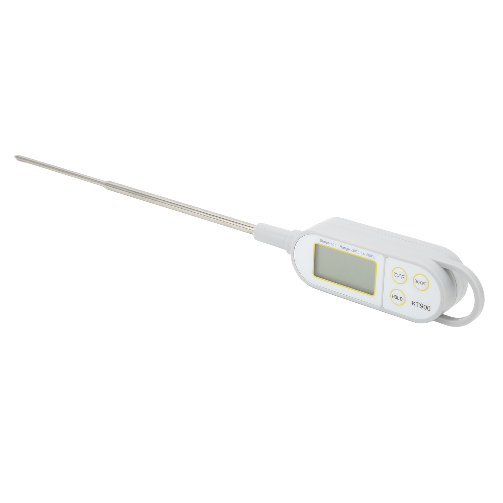 Ipx6 Wasserdichtes Lebensmittelthermometer Mit Arretierbarer Sonde Für Fleisch, Grill Und Backofen -50 Bis 500 °c