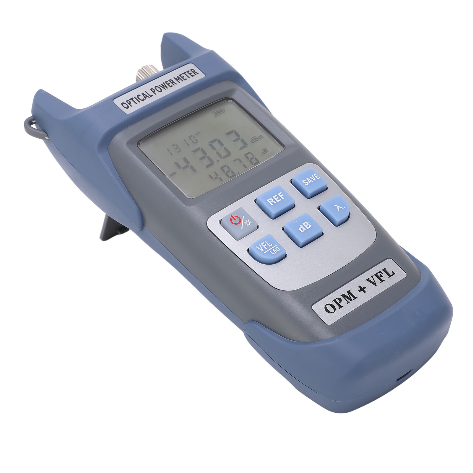 Optisches Wattmeter Mit Integrierter Rotlichtquelle, 7 Wellenlängen, Automatischer Abschaltung, Glasfasertester Mit Led, 15 Mw, 15 Km