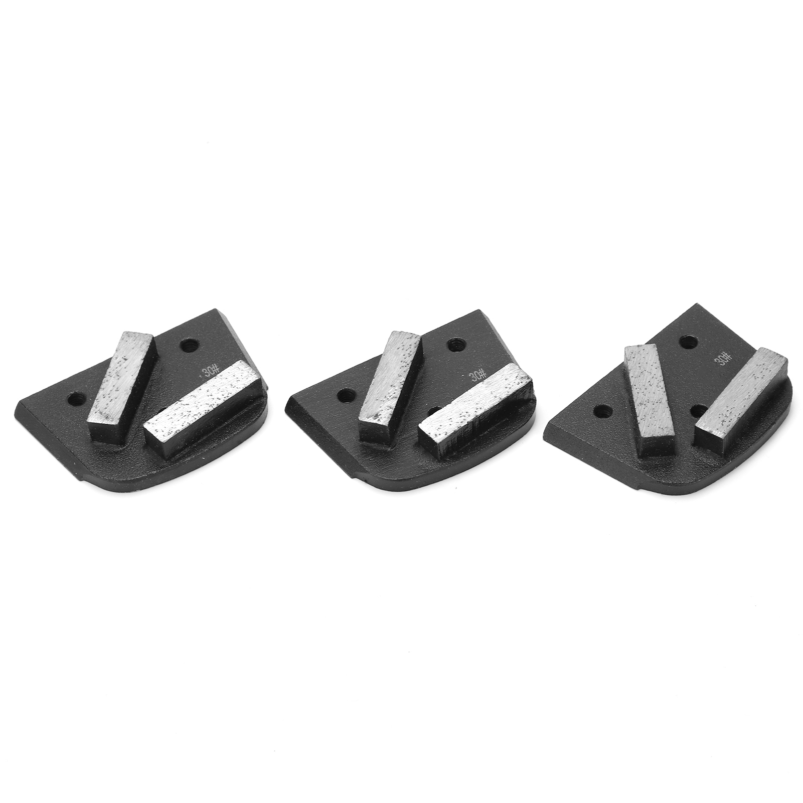 Set Aus 3 Diamantschleifblöcken Mit Abgerundeten Kanten Und Langen Zähnen, Zubehör Für Schleifmaschinen