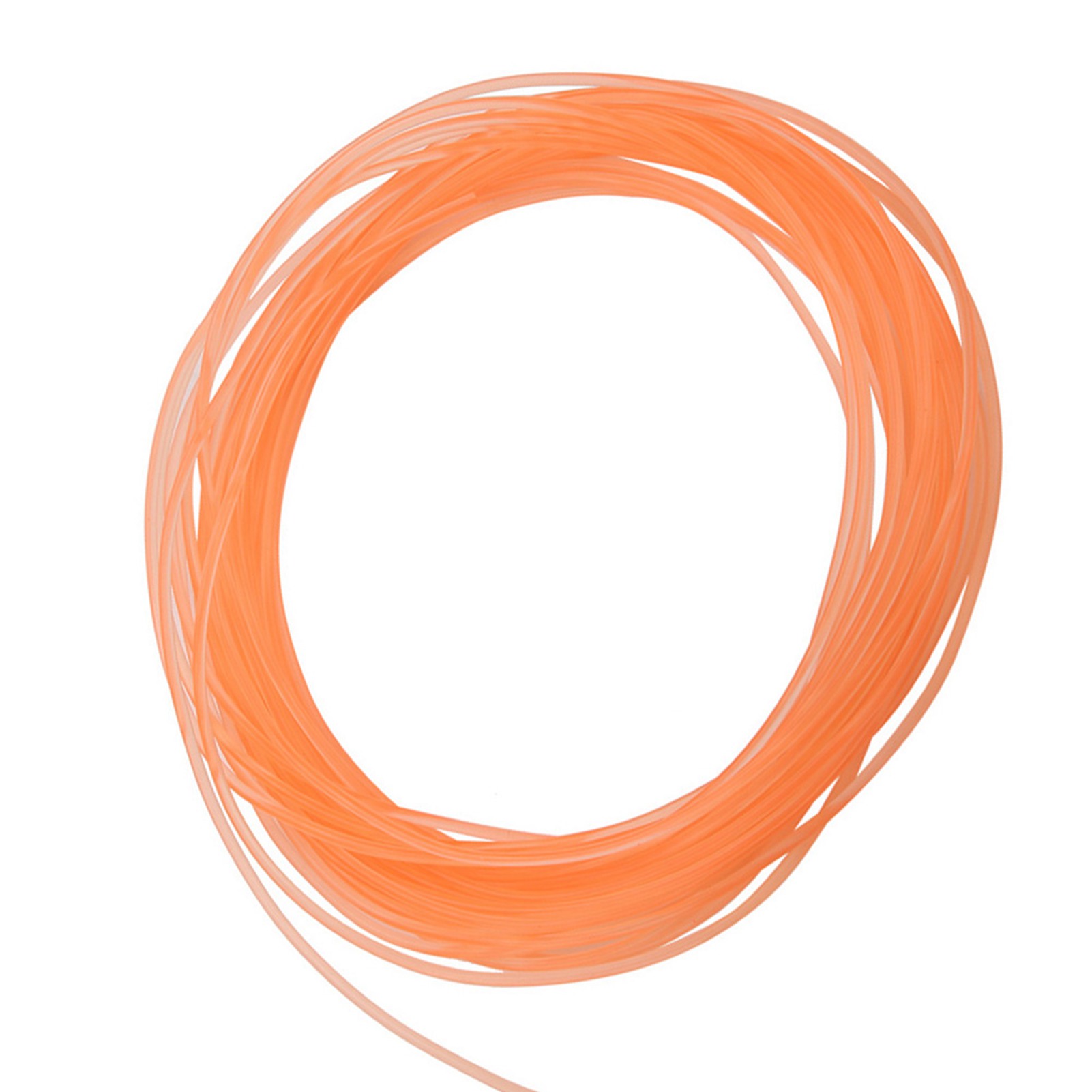 Runder, Orangefarbener Polyurethan-(pu)-riemen Mit Glatter Oberfläche Für Den Antrieb (2 Mm X 10 M)