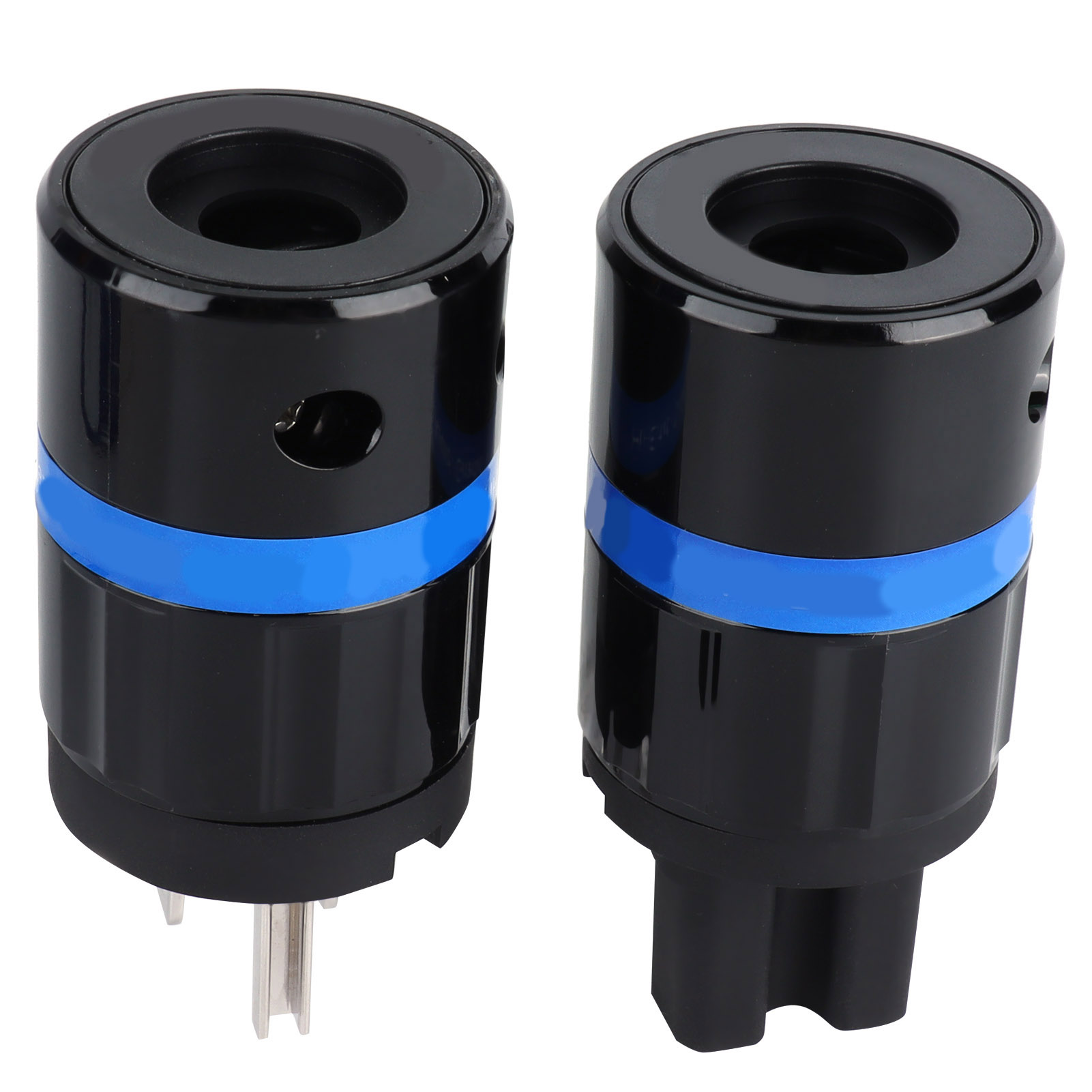 Monosaudio Audio-stromanschluss, Rhodinierter Stecker Aus Reinem Kupfer, 100-250 V (m104r/f104r (männlich/weiblich))