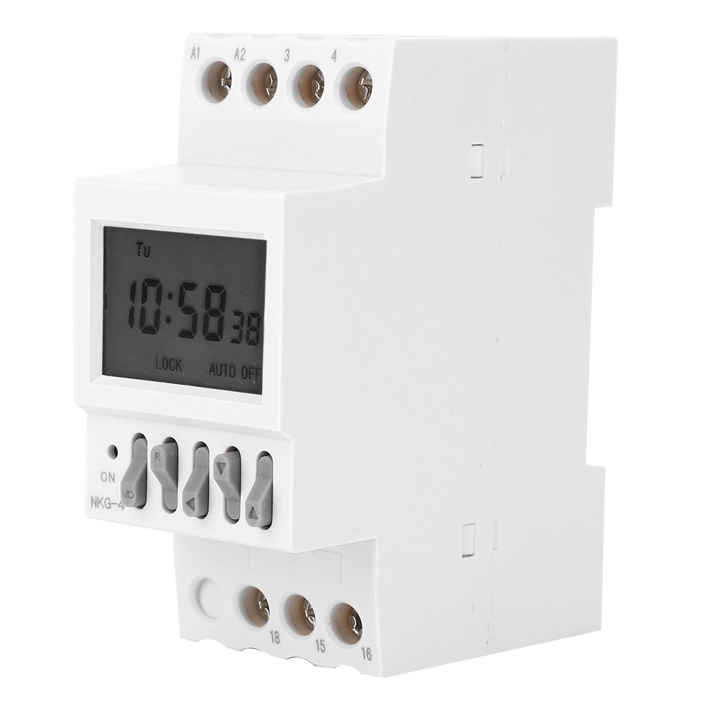 Programmierbarer Timer Nkg-4, Din-schienenmontage, 220 V Ac, 3 A