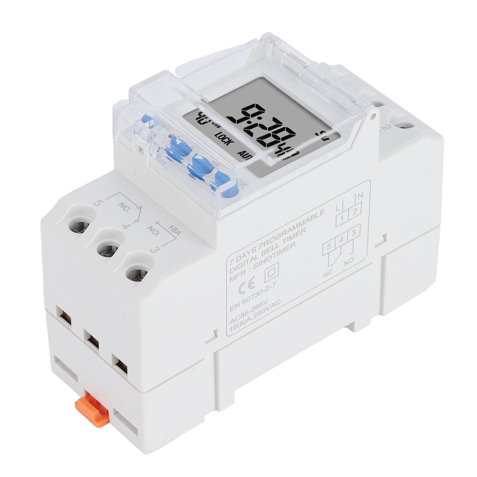 Intelligenter, Analoger, Programmierbarer Elektronischer Timer, Din-schienenmontage, 85–265 V, 16 A