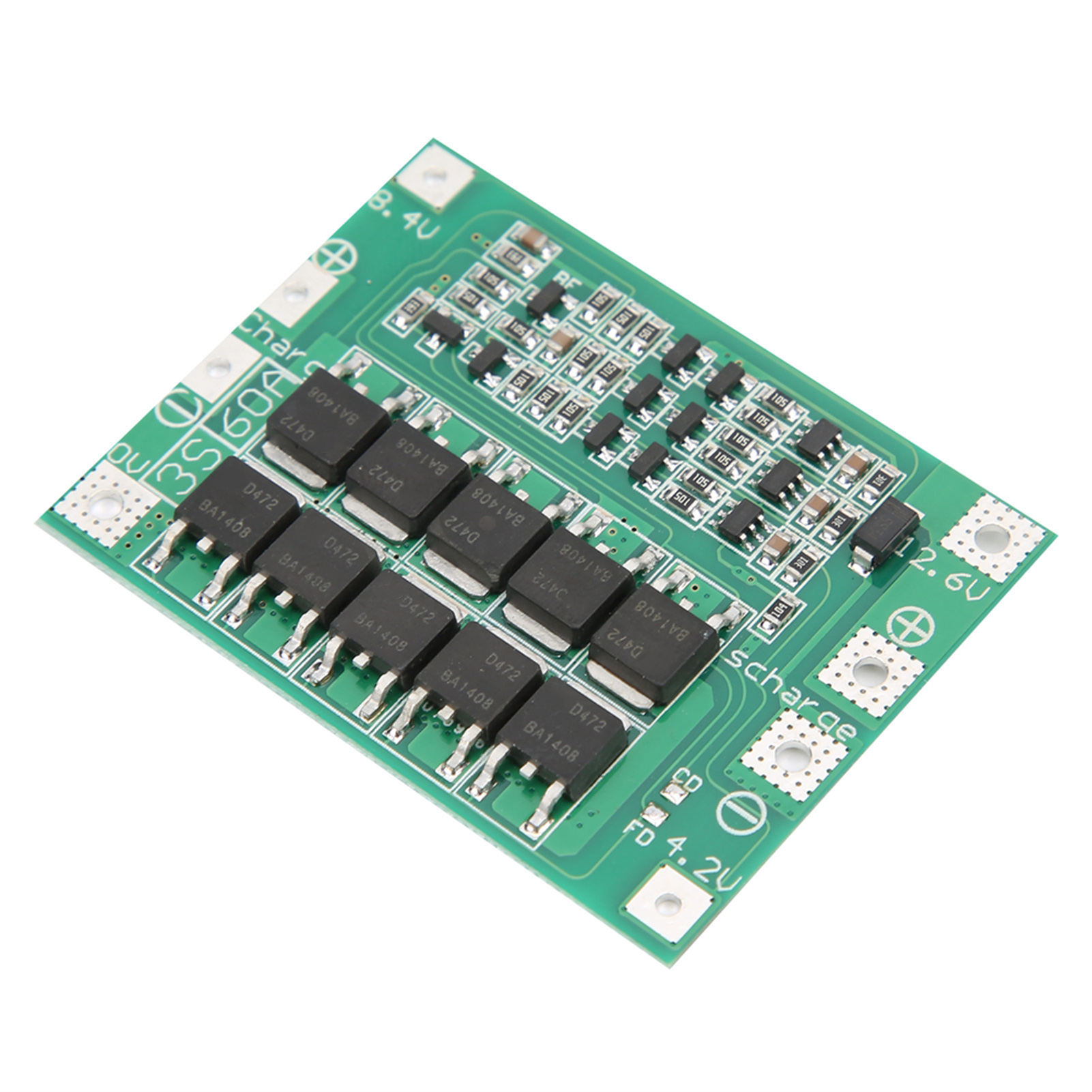 Lithium-batterieschutzplatine, 60-a-3-port-seriell-li-ionen-ladegerät, Verbesserte 12,6-v-dc-version