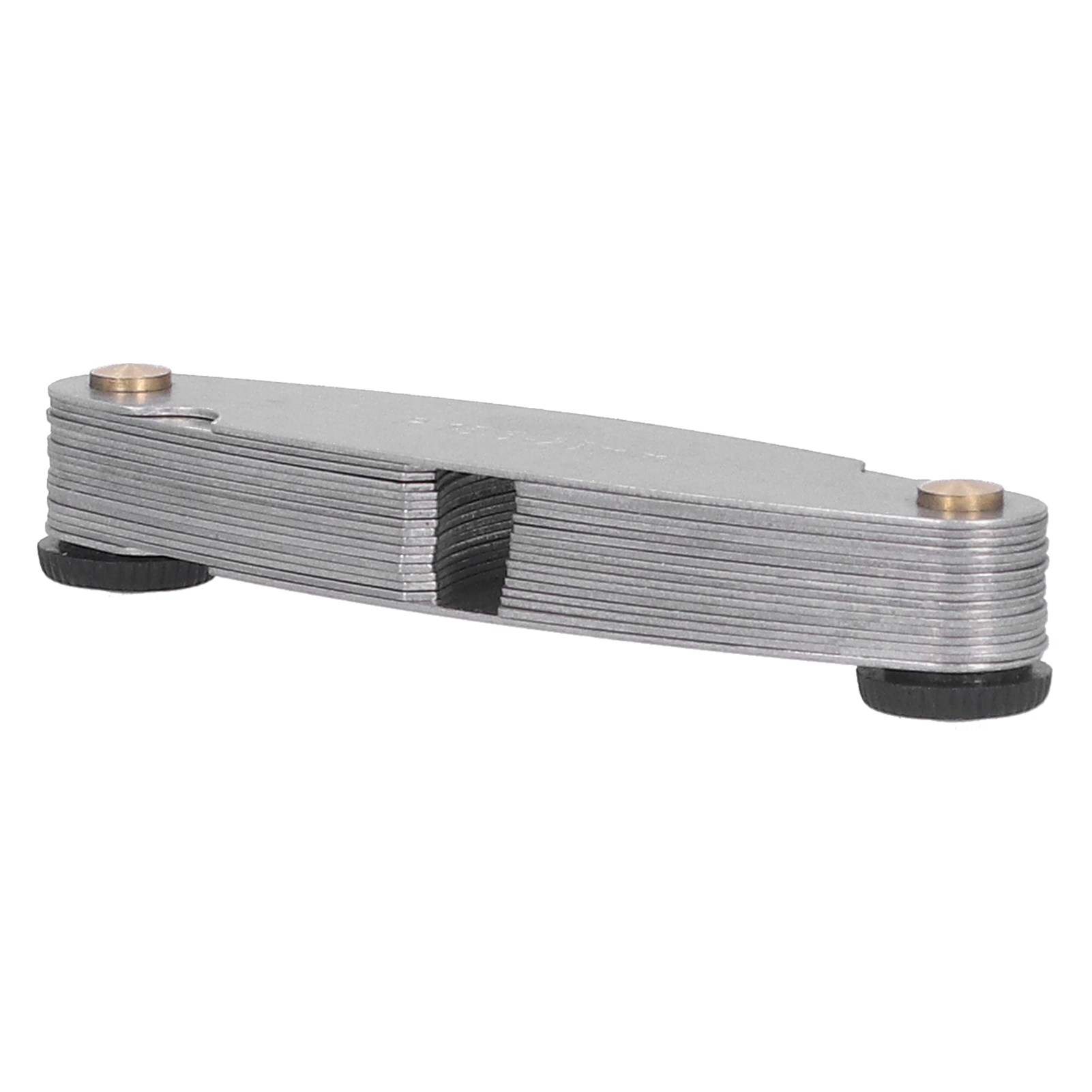 Zoll-metrische Gewindelehre Aus Edelstahl, Industrielles Gewindesteigungsmesswerkzeug R15,5-25 Mm