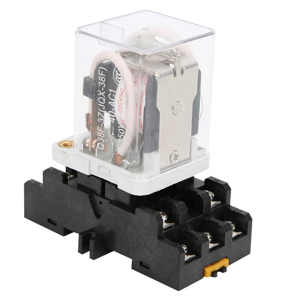 Zwischenrelais Jqx-38f, Hohe Leistung, 3z 3h 3d Silberlegierungskontakte, 40 Adc 24 V