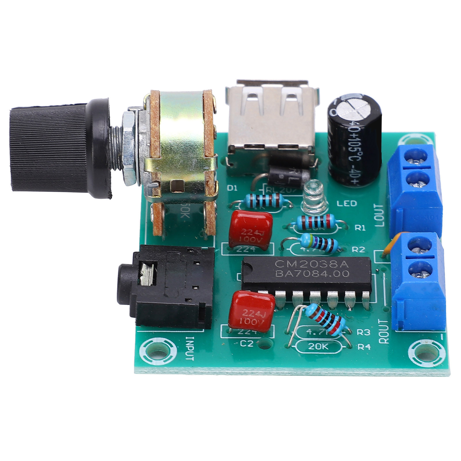 Usb-verstärkermodul Mit Integriertem Überhitzungsschutz Pm Cm2038 Dc2-6v