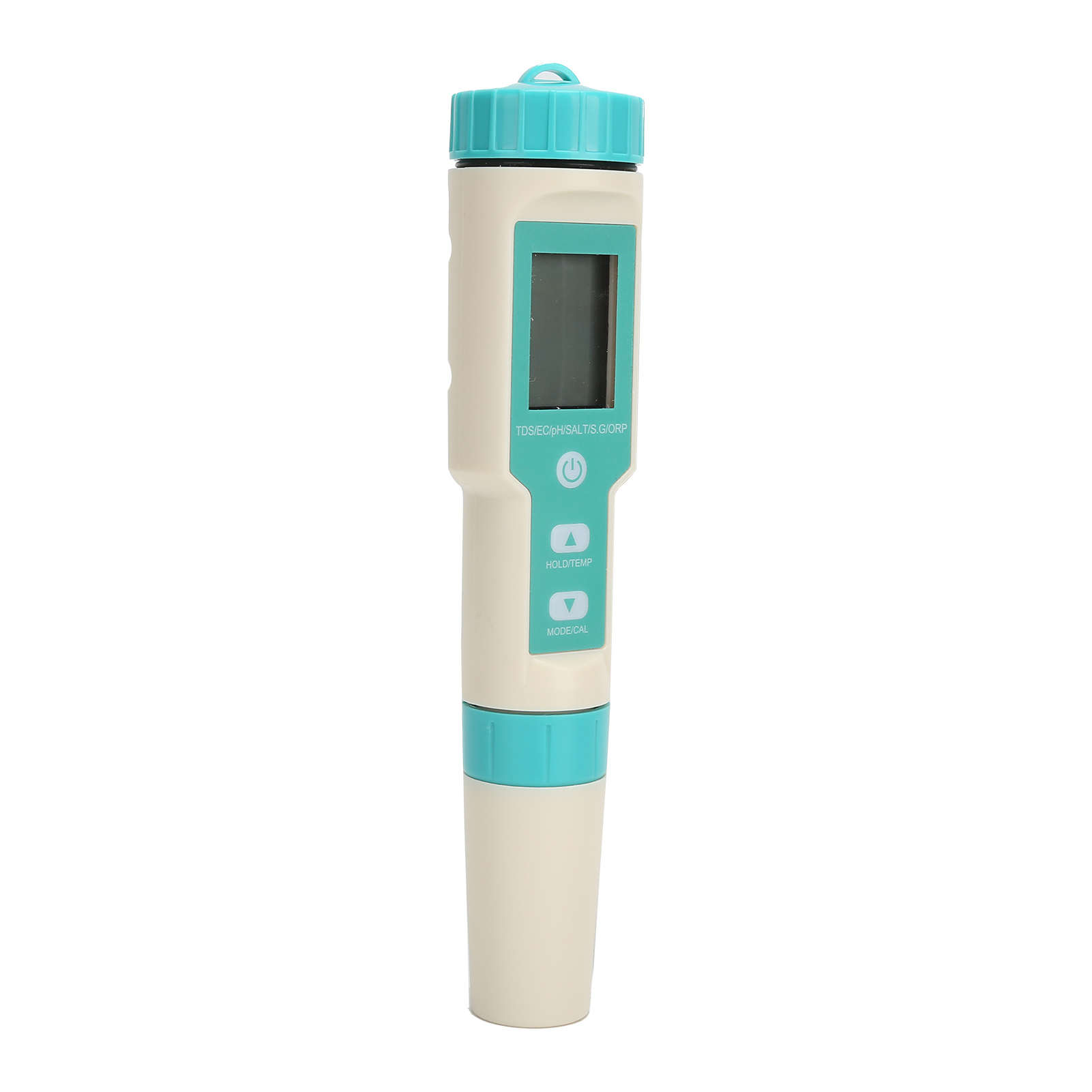 C-600 7 In 1 Tragbarer Wasserqualitätsanalysator: Teststift (ph, Tds, Salz, Temperatur, Orp, Ec, Sg).