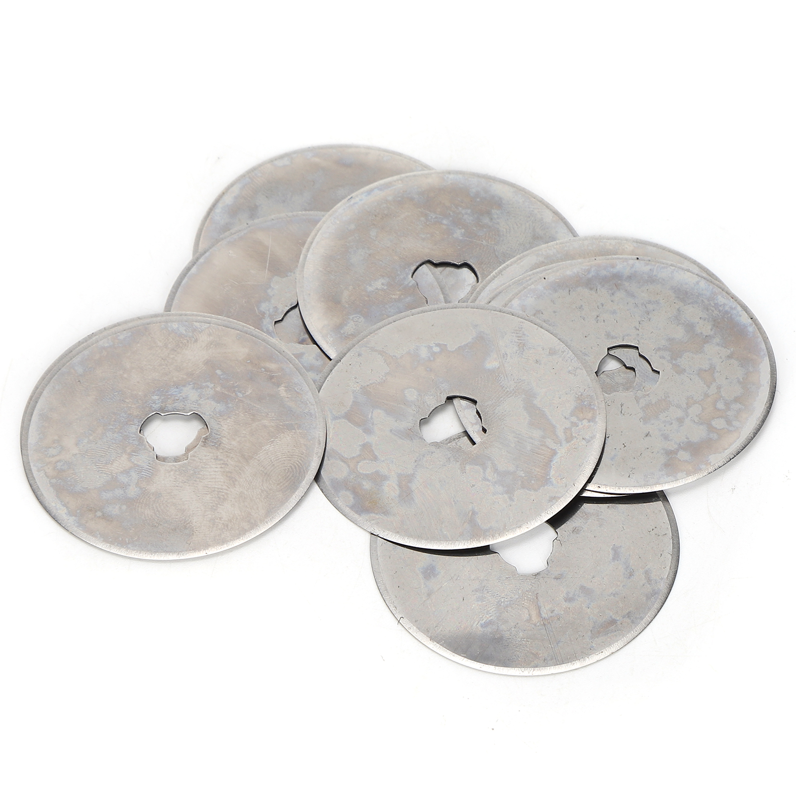 Packung Mit 10 45-mm-rotationskreisschneidklingen Aus Edelstahl Zum Nähen.