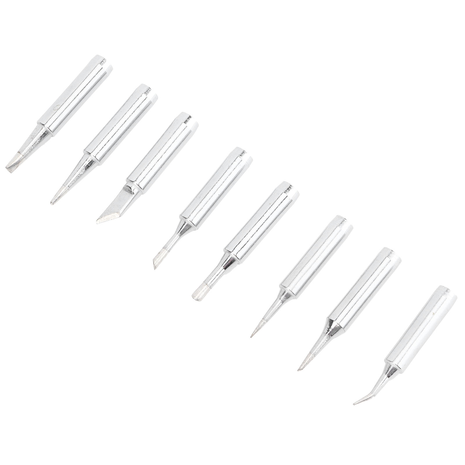 Set Mit 8 Kupferlötspitzen, Silbernen Ersatzspitzen, Zubehör Für Lötstationen
