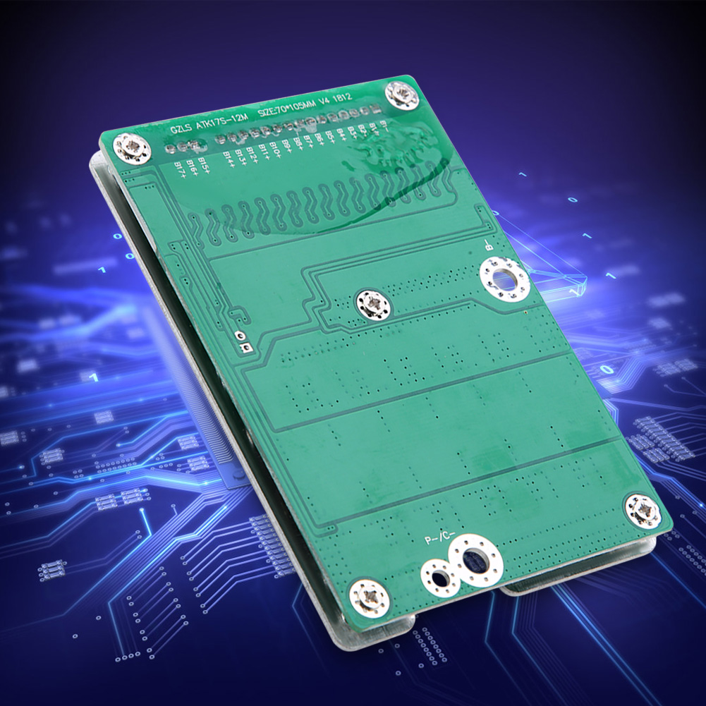 60v 50a Lithium-ionen-batterieschutzmodul Für 17 Strings Mit Ausgleichsfunktion