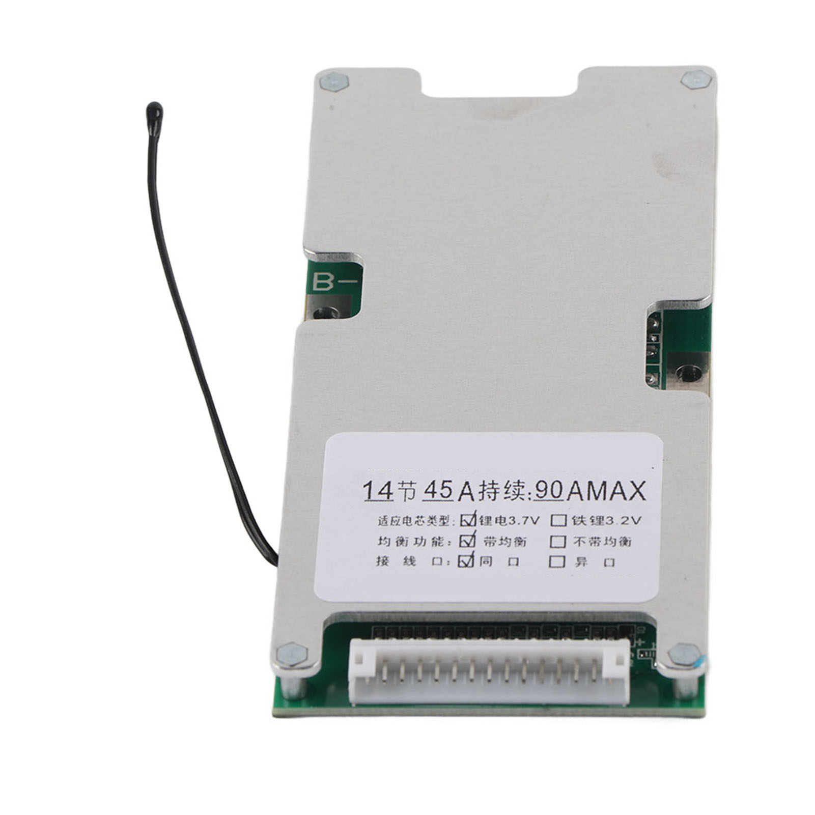 14s 45a Batteriemanagementsystem (bms) Leiterplatte Mit Ausgleichsladung Für Lithiumbatterie