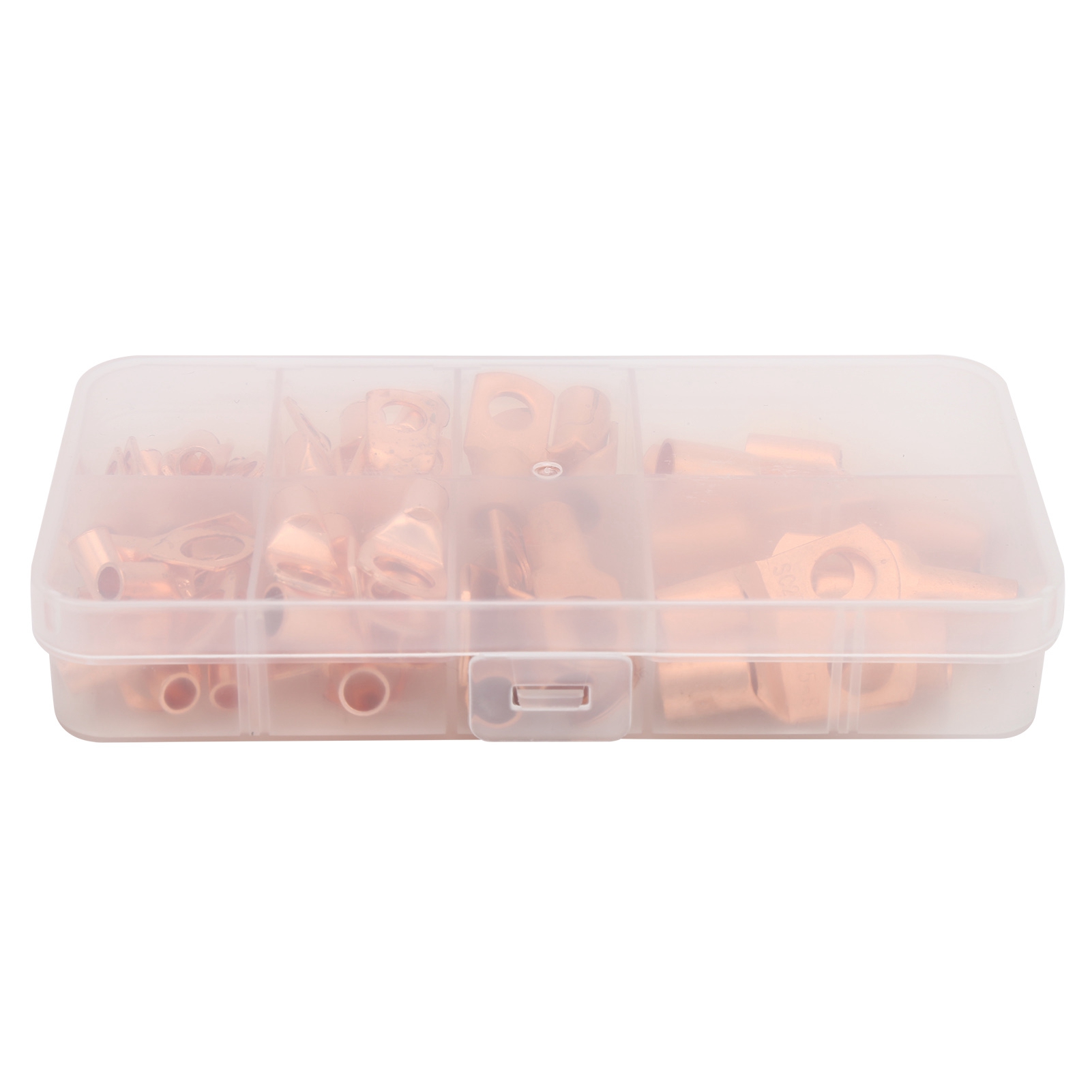 Packung Mit 60 Kupferringkabelschuhen Für Elektrische Kabel, Crimpverbinder Sc6-sc25