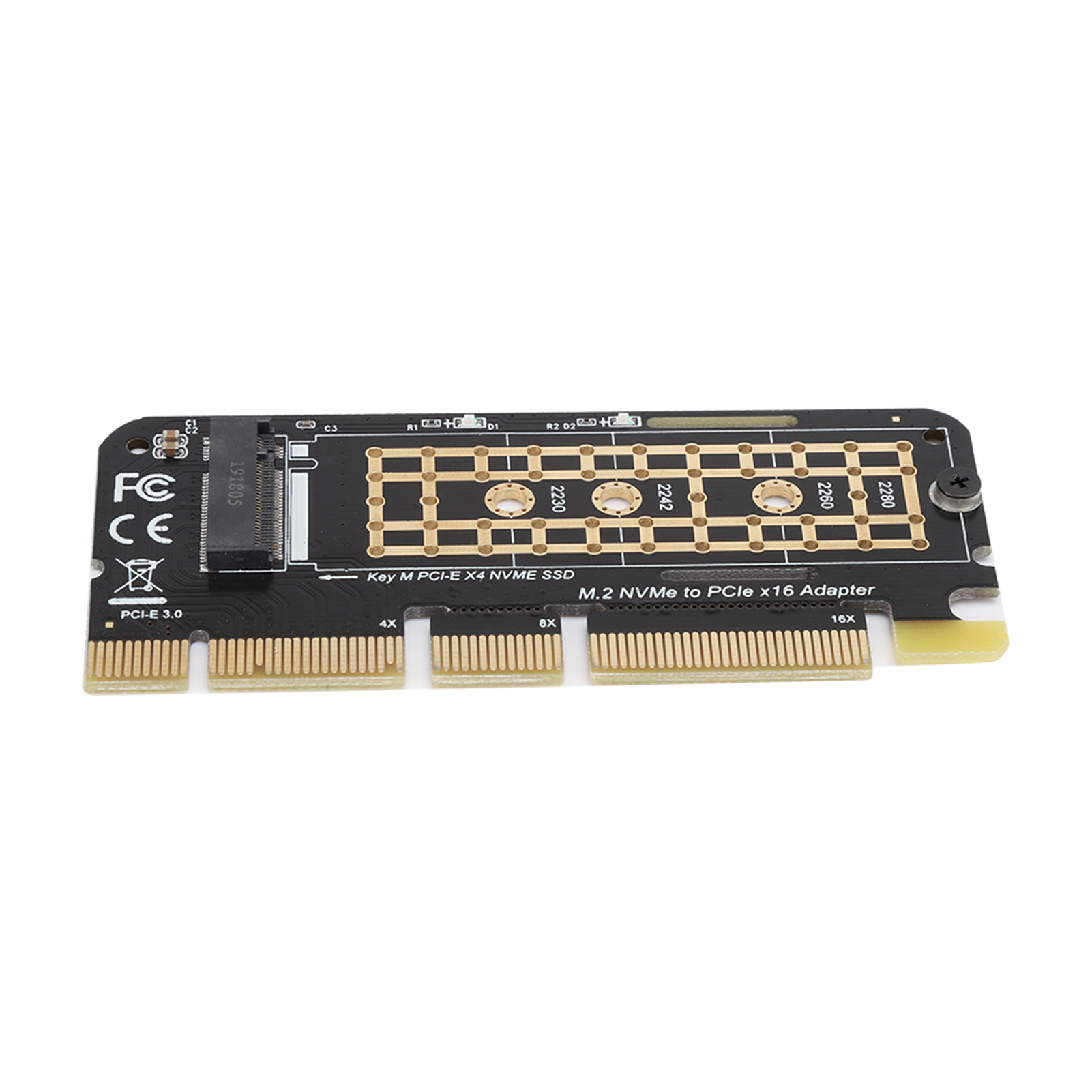 Hochgeschwindigkeits-pci-e 3.0 X16 Ssd-adapter-erweiterungskarte Für M.2 Ngff-festplatten