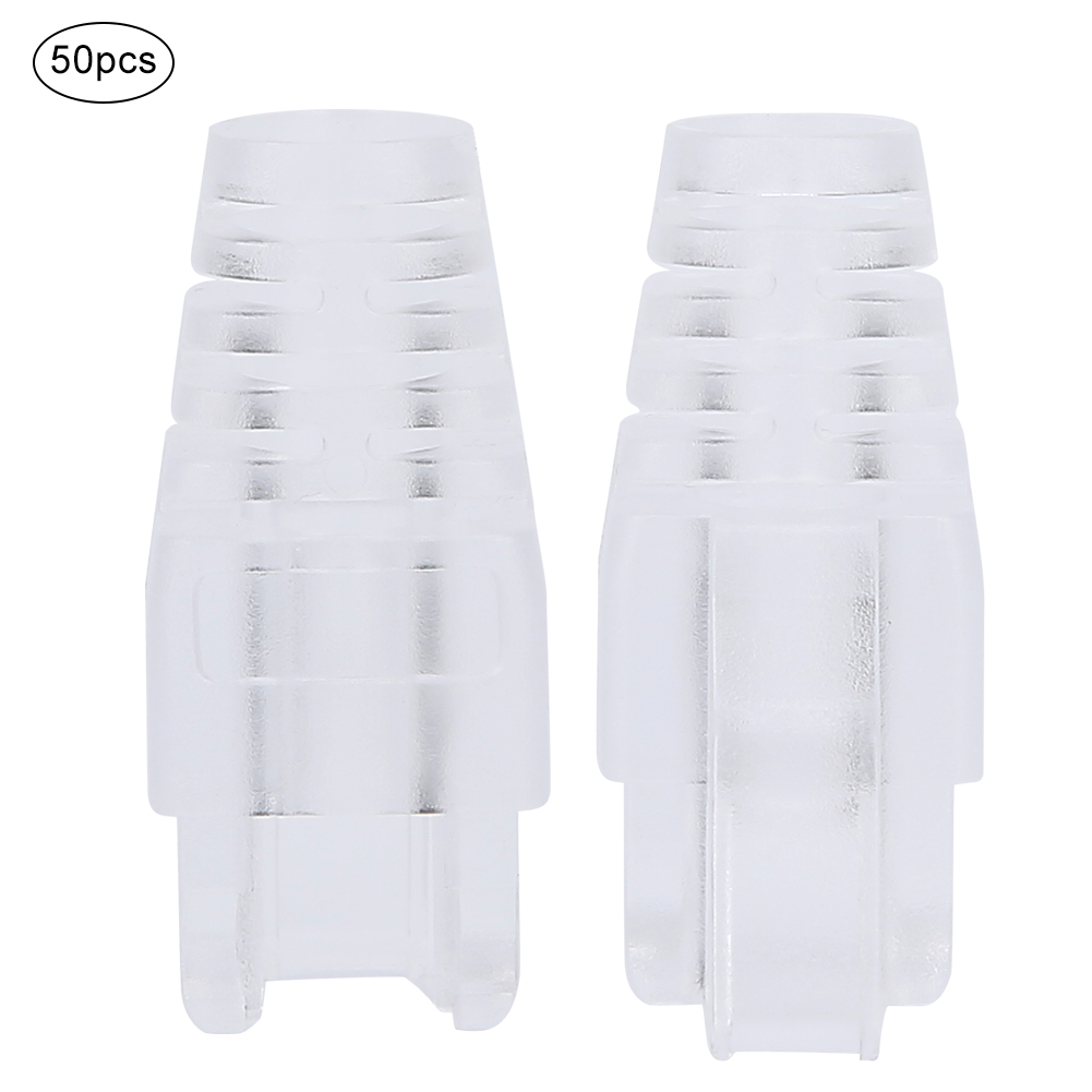 50 Schutzkappen Für Rj45-stecker, Robuste Schutzhüllen Für Cat5e/cat6-netzwerkkabel