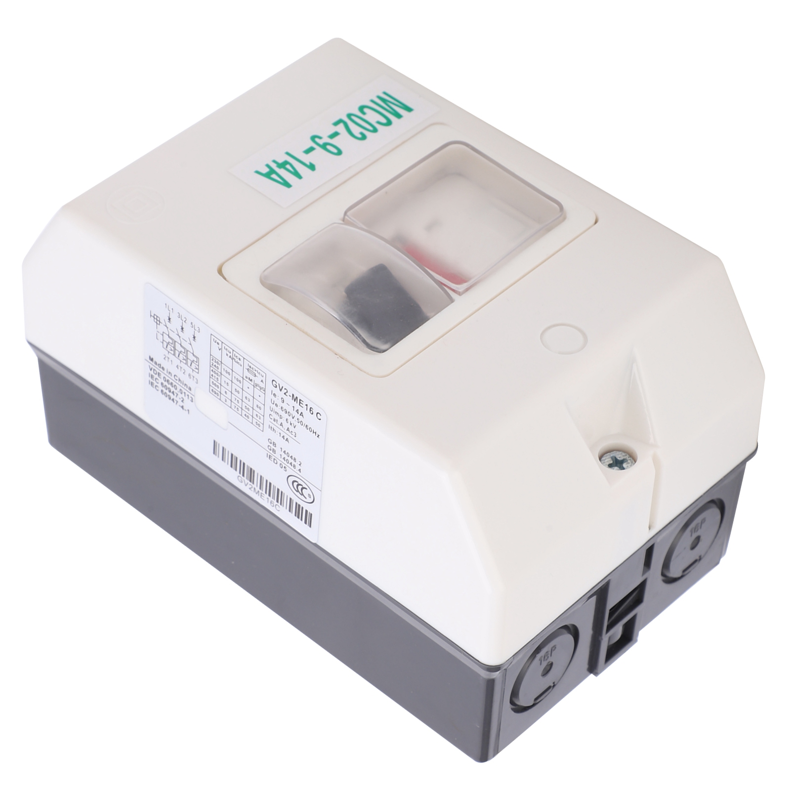 Motorschutzschalter, Wasserdichter Leitungsschutzschalter, Ersatz Für Mc02-9-14a 220v/380v