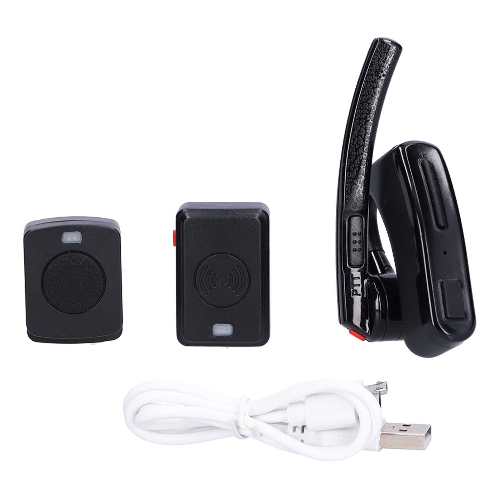 Kabellose Bluetooth-kopfhörer Mit Ptt-funktion (push-to-talk) Und 2 Ohrstöpseln Für Motorola Und Hyt