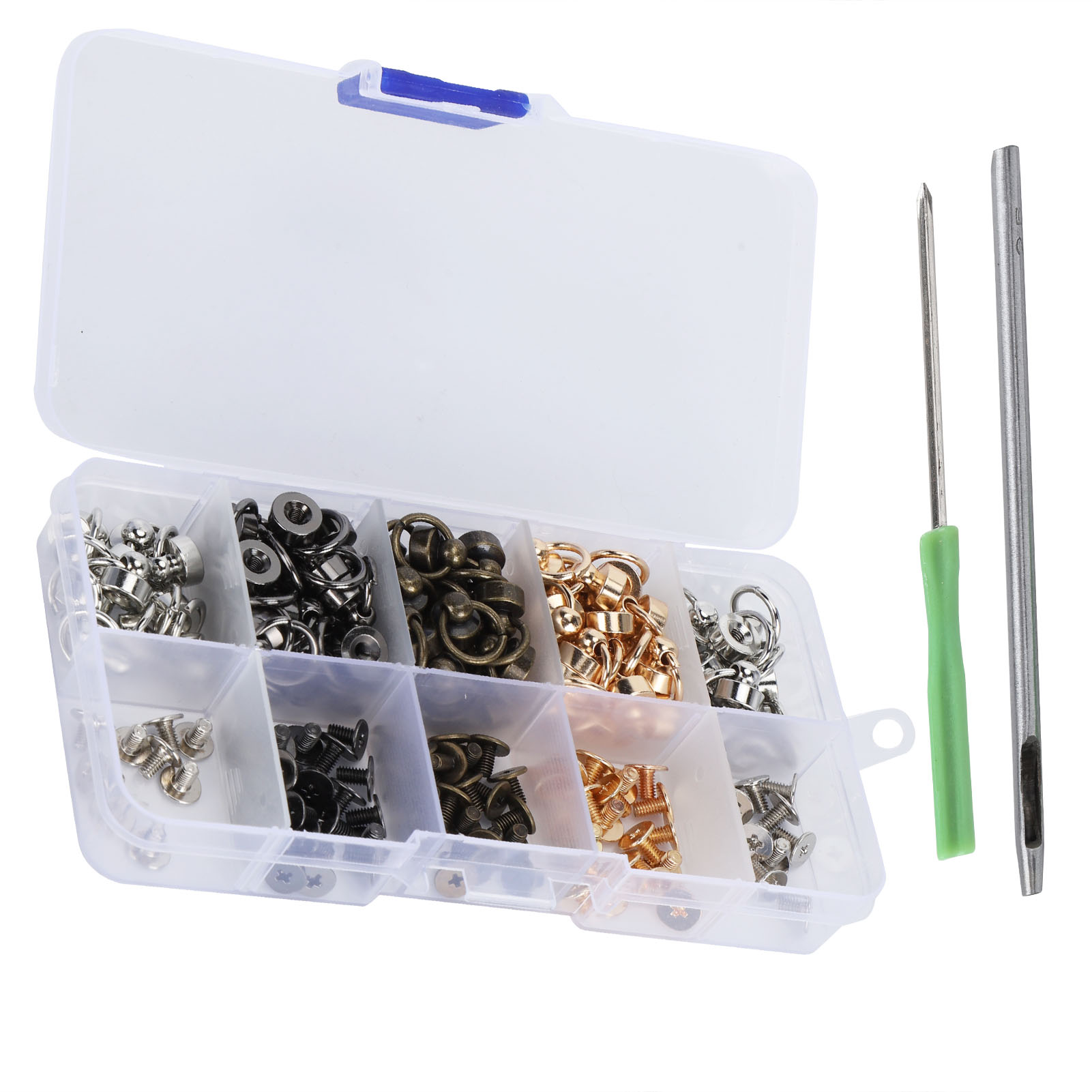 Set Aus Kugelgelenknieten Zur Verzierung Von Schmuck, Handyhüllen, Kleidung Und Schnullern.