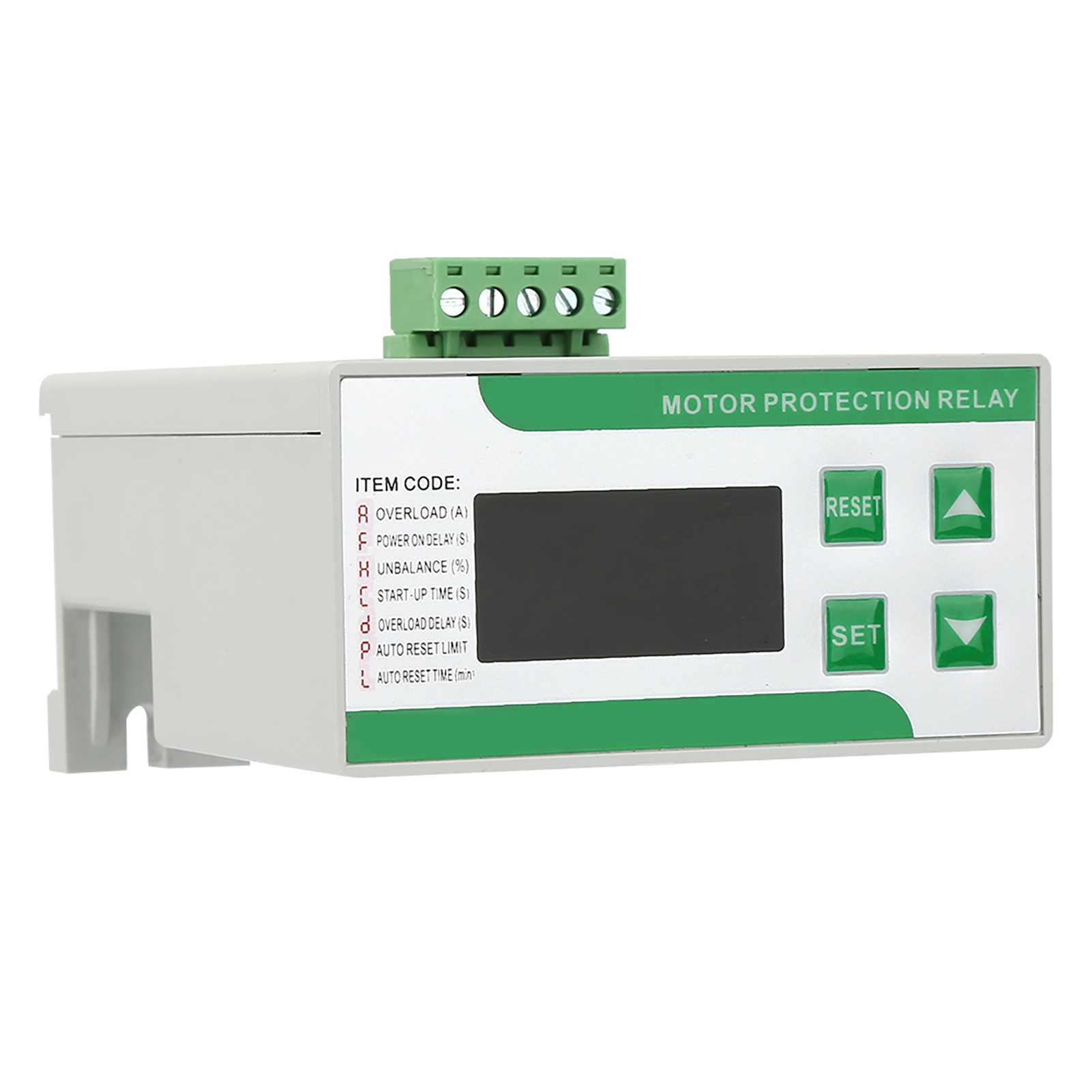 220v Ac 2-99a Digitaler Elektromotorschutz Gegen Überlastung Und Phasenausfall Mit Display (220v)