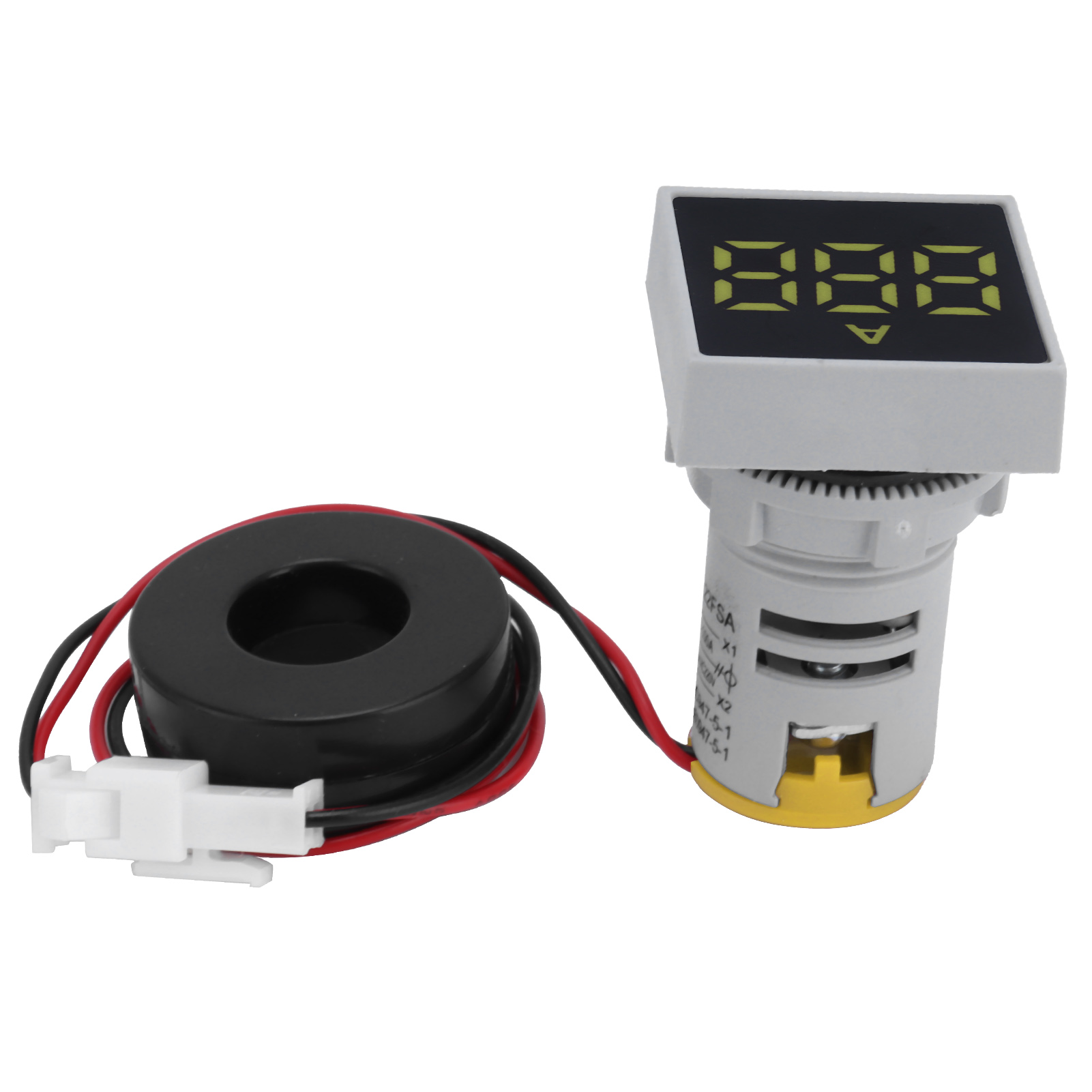 Digitales Amperemeter Mit Matter Frontplatte, Kontrollleuchte, 220 V Wechselstrom, Ad16-22fsayellow