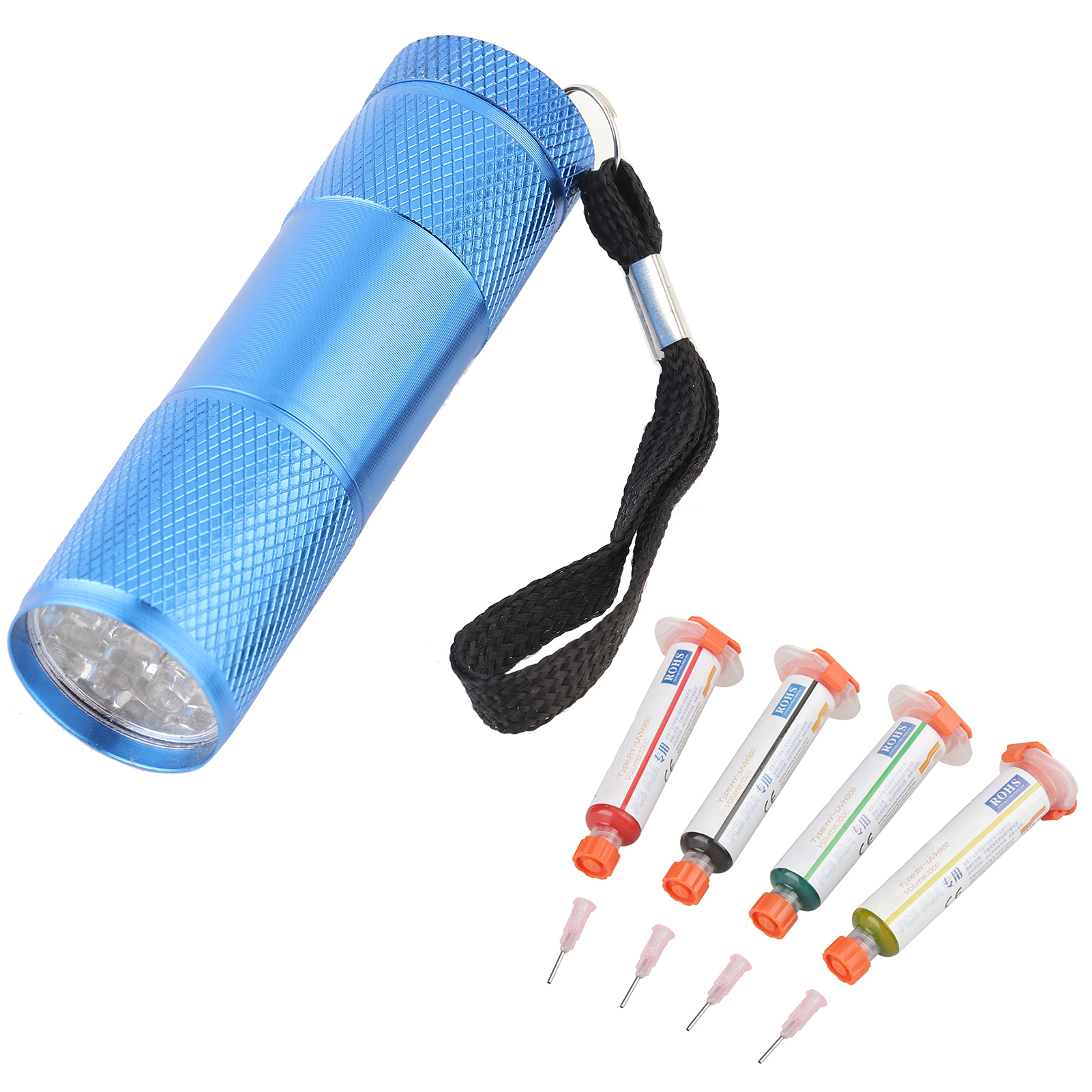 4-teiliges Reparaturset Für Flüssige Lötpaste Mit Flussmittel Für Bga-leiterplatten