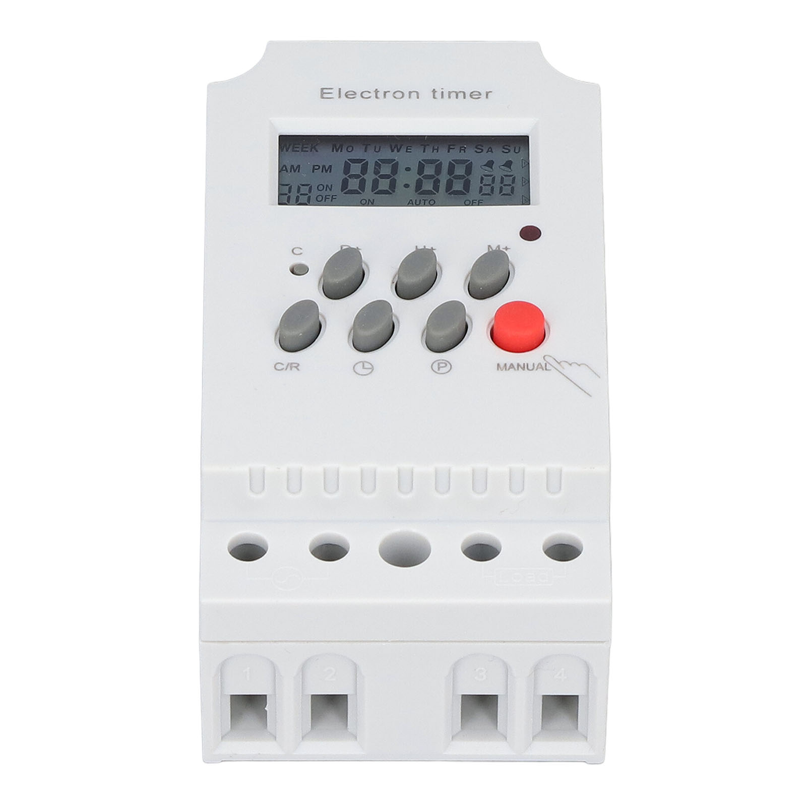 Elektronische Din-schienen-zeitschaltuhr Mit Lcd-bildschirm, Mikrocontroller Und Intelligentem Controller Kg316tii (220 V Ac)