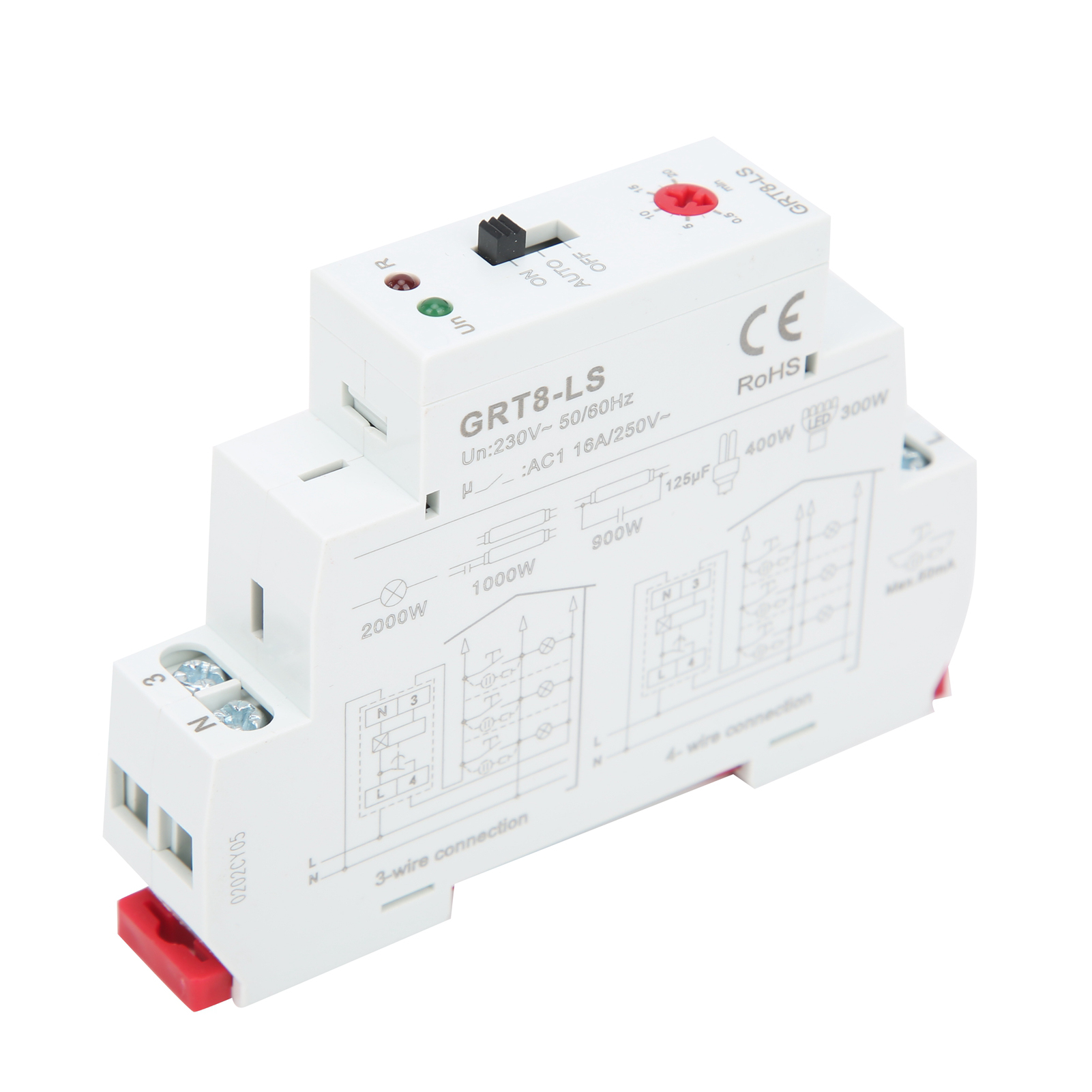 Zeitverzögerungsrelais Mit Schrittschaltung, Elektrische Verteilersteuerungsanlage Grt8-ls Ac230v