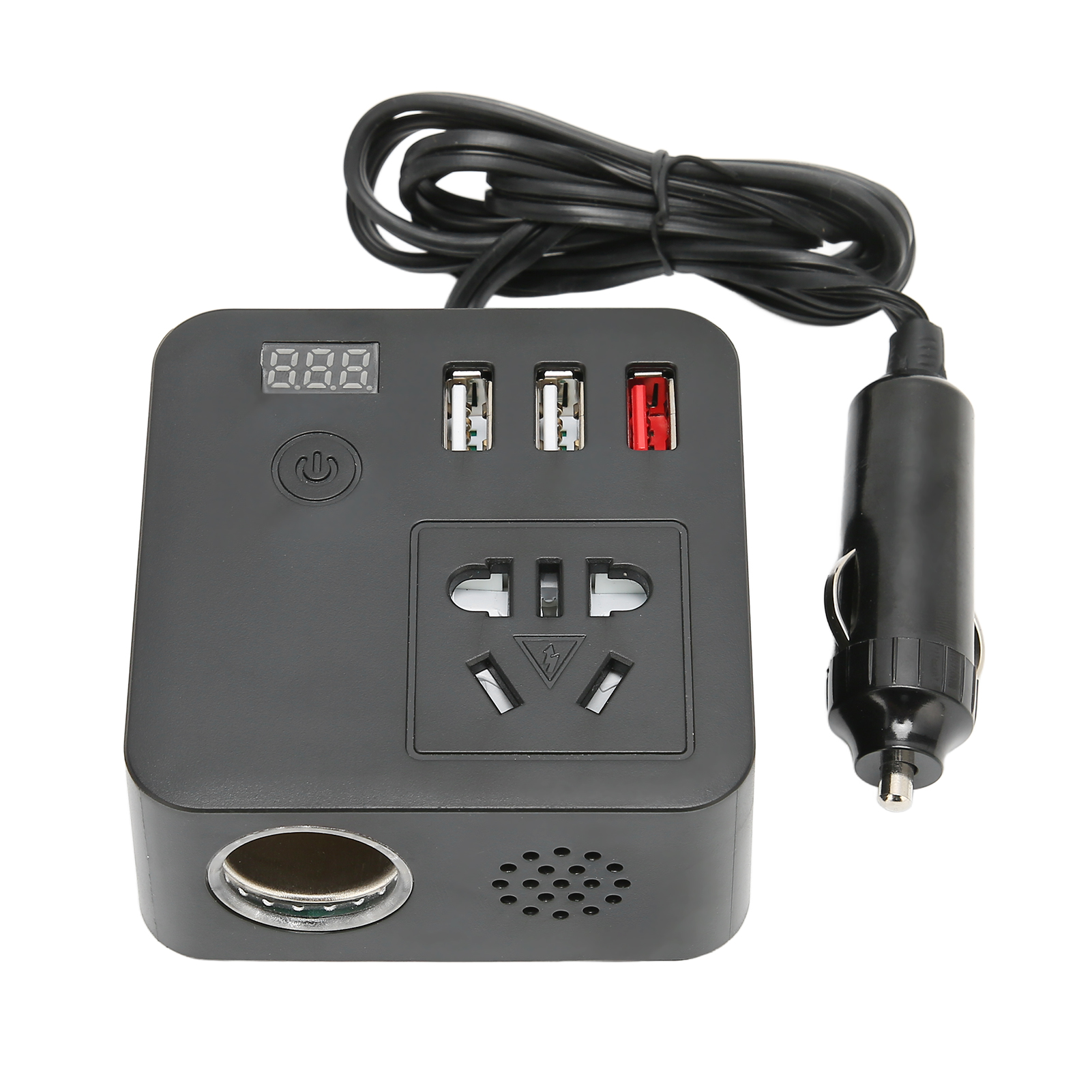 150w Kfz-stromwandler, Dc 12-24v Auf Ac 110-220v, 3 Usb-anschlüsse, Zigarettenanzünderstecker, Ideal Für Urlaub, Geschäftsreisen Und Camping.