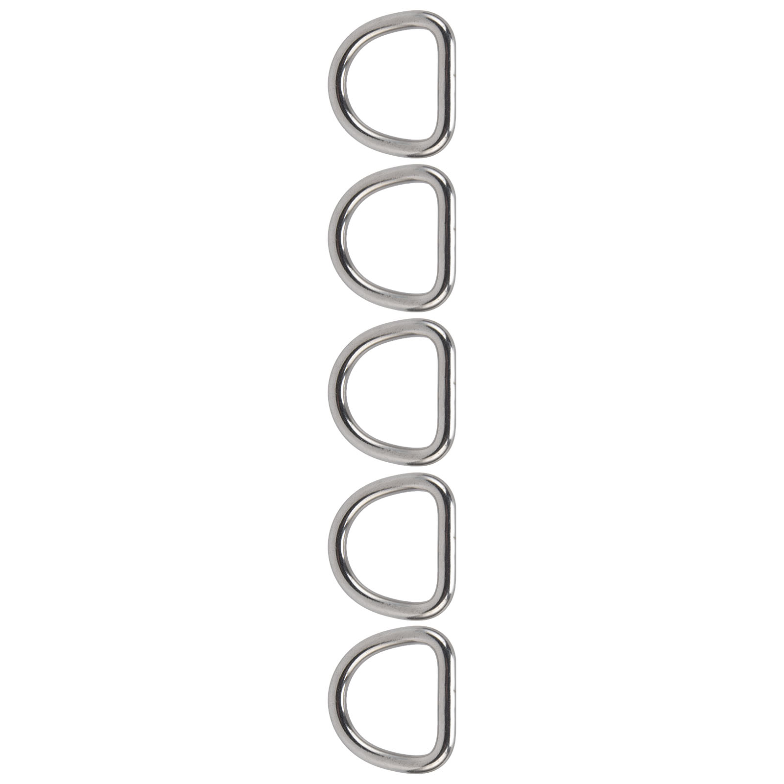 Set Mit 5 D-ringen Aus Edelstahl 316, Nahtlose Halbkreisschlaufe, Beschlagzubehör 6 X 33 X 30 Mm
