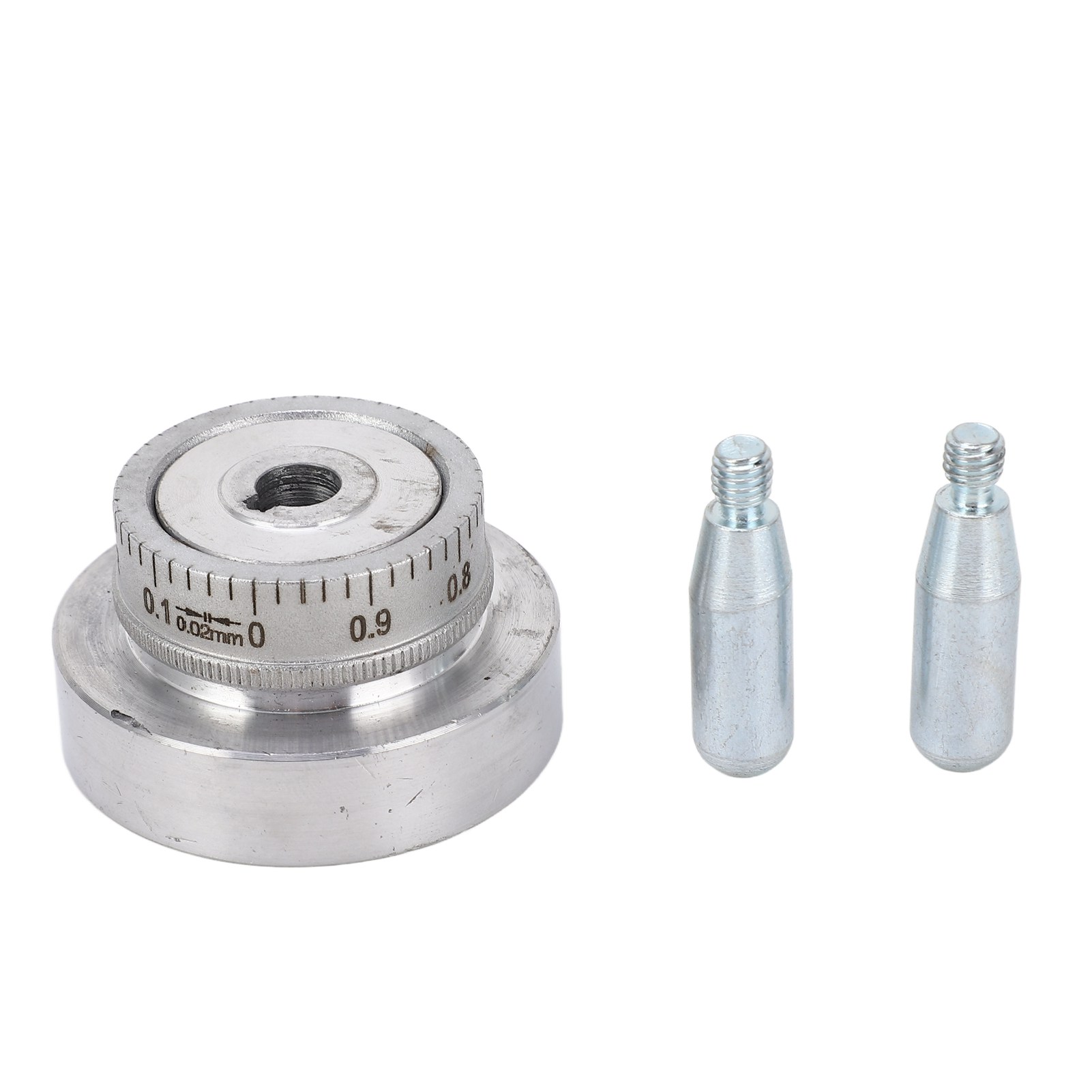 Miniatur-schwungraddrehmaschine Mit Kurbel Aus Aluminiumlegierung, Kreisdurchmesser: 50 Mm (2 Zoll), Maßstab 0–1 Mm