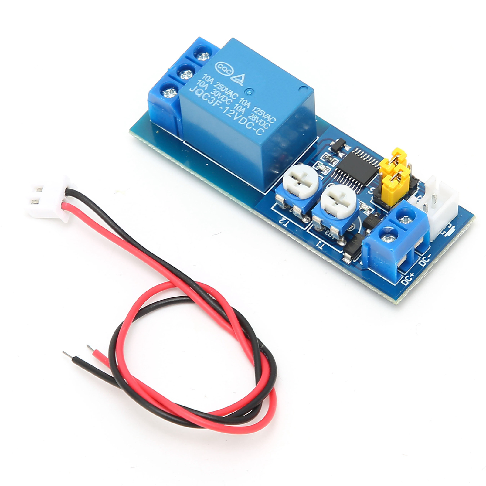 Multifunktionales Endlosschleifen-zeitverzögerungsschaltmodul Aus Harz, Zwei Einstellmöglichkeiten, Hcw-03 Dc12v