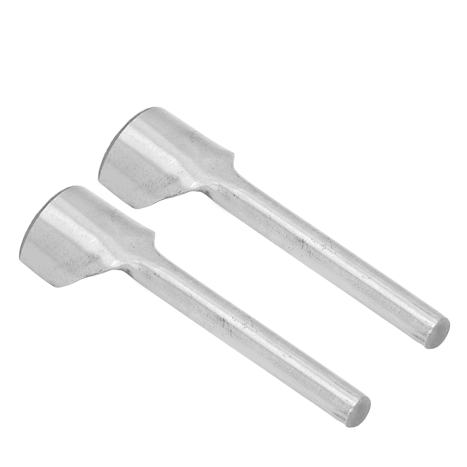 Set Aus 2 Halbrunden Lederschneidwerkzeugen Aus Stahl, Locher Für Gürtel Und Riemen (25 Mm).