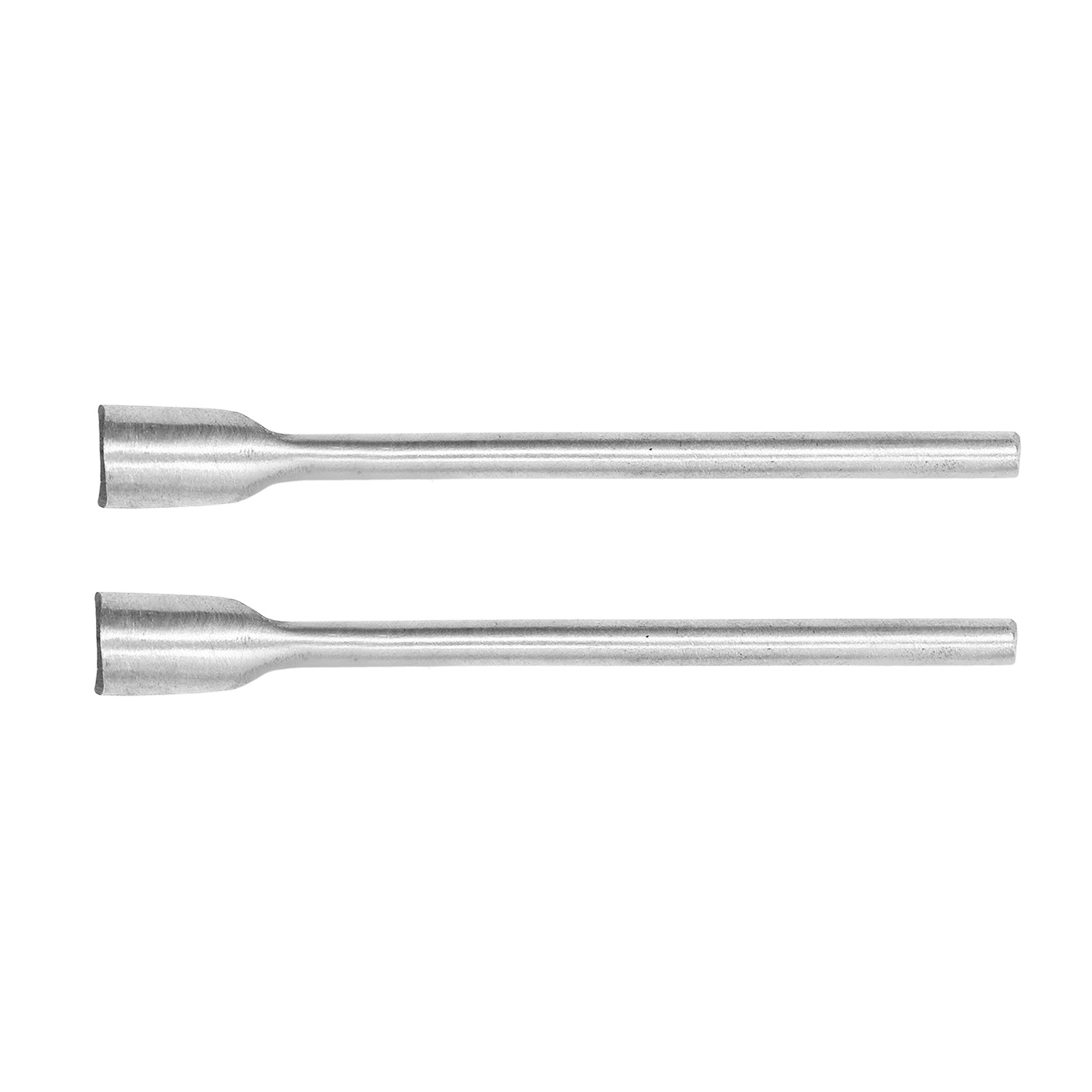 Set Aus 2 Halbrunden Lederschneidwerkzeugen Aus Stahl, Locher Für Gürtel Und Riemen, 10 Mm