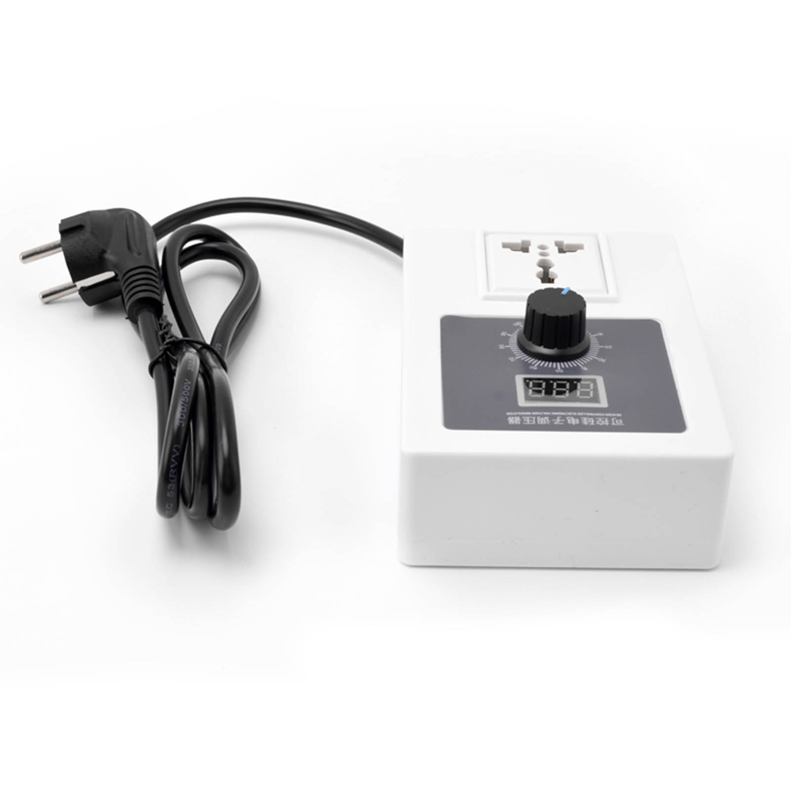 Scr-spannungsregler, 110–240 V Ac-steuerschalter, 2000 W, Zur Drehzahl- Und Temperaturregelung, Eu-stecker