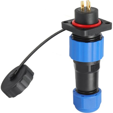 Ip68 Wasserdichter Quadratischer Stromanschluss Für Die Luftfahrt, Sp163-poliger Industrie-terminaladapter (380 V 10 A)