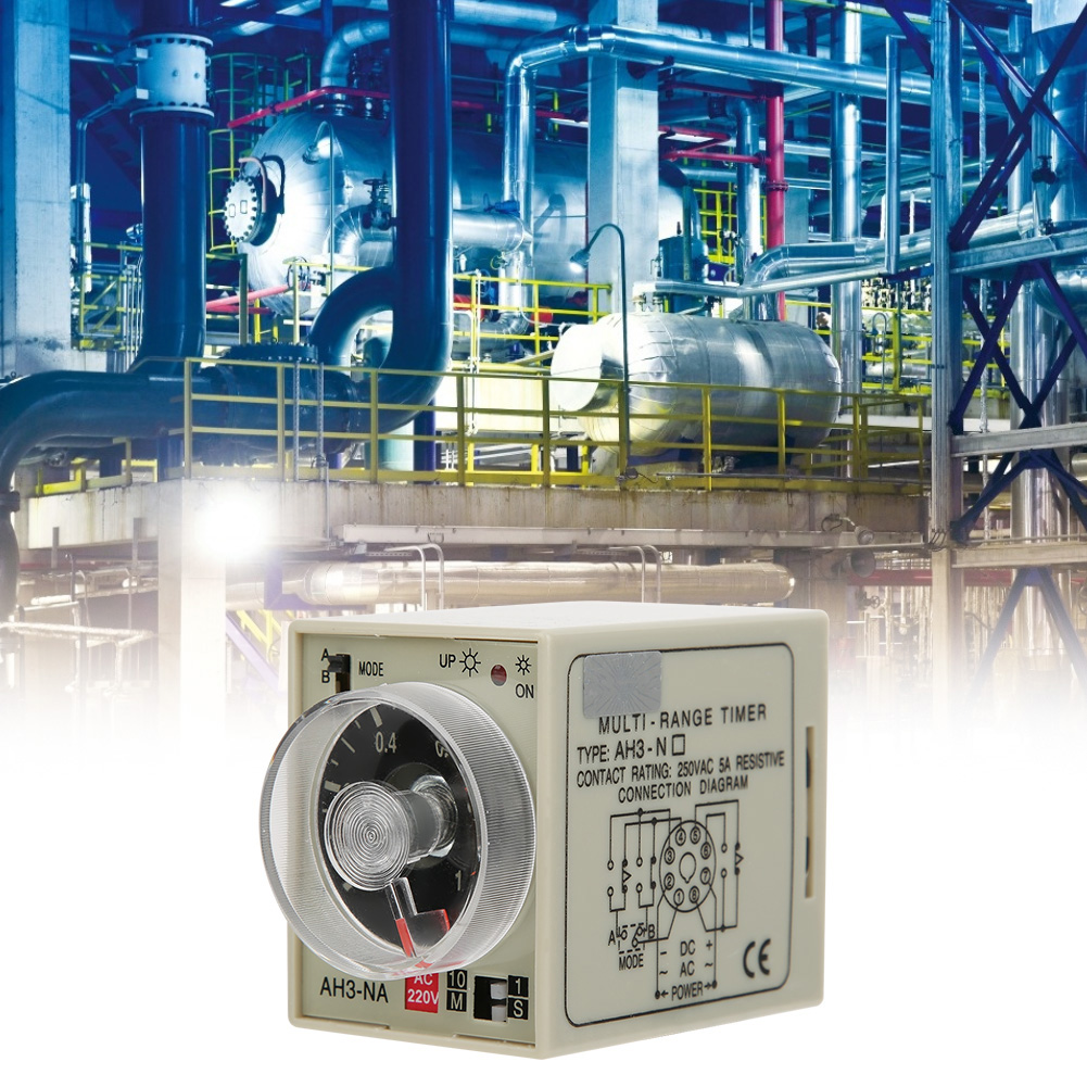 Zeitrelais Mit Minimaler Einschaltverzögerung, Einstellbare Zeitverzögerung, Modus B, Ah3 Na, Ac220v 50/60hz