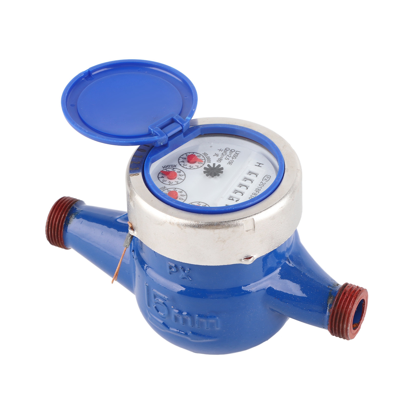 Lxsg-15e 1/2"-offset-drehflügel-wasserzähler, Trockenwasserzähler, Für Garten Und Haushalt
