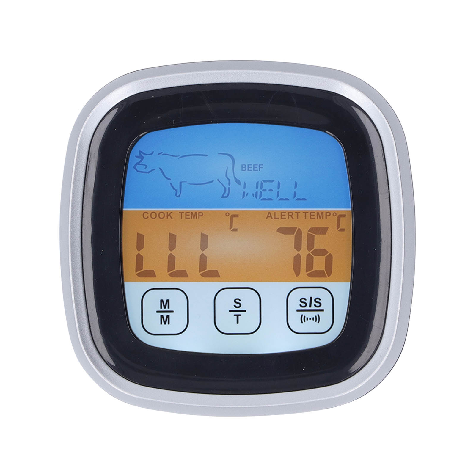 Digitales Fleischthermometer Mit Led-anzeige, Präziser Messwertanzeige Und Temperaturanzeige Für Die Küche